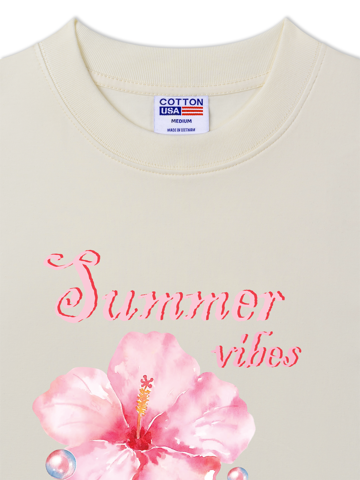 Áo Thun Relaxed Fit Tropical Summer Vibes