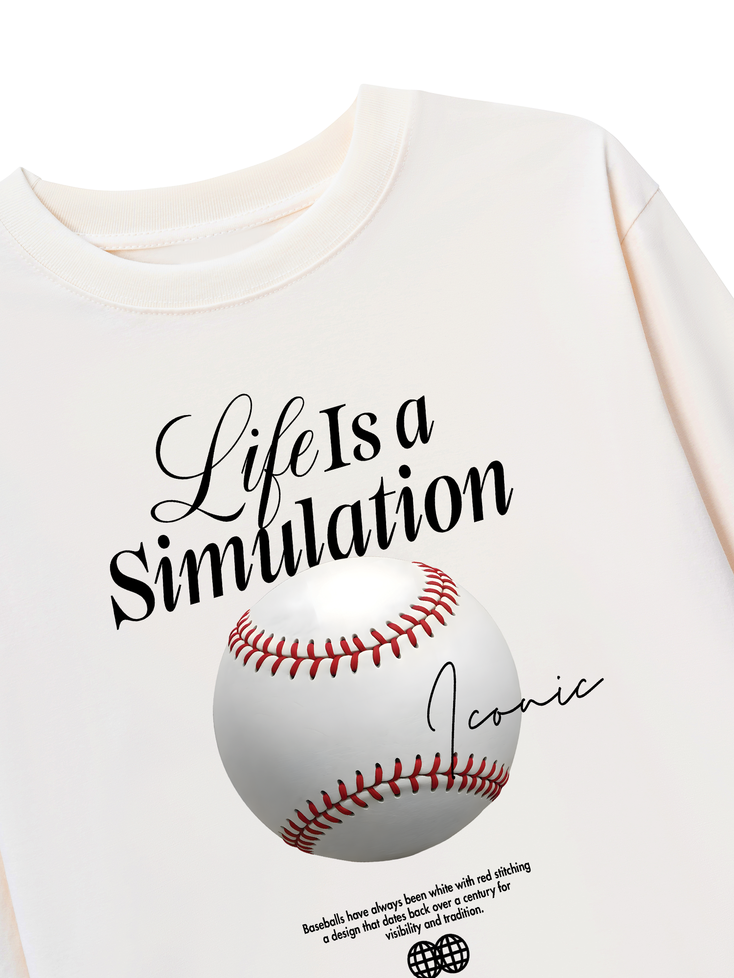 Áo Thun Dài Tay Baseball Simulation