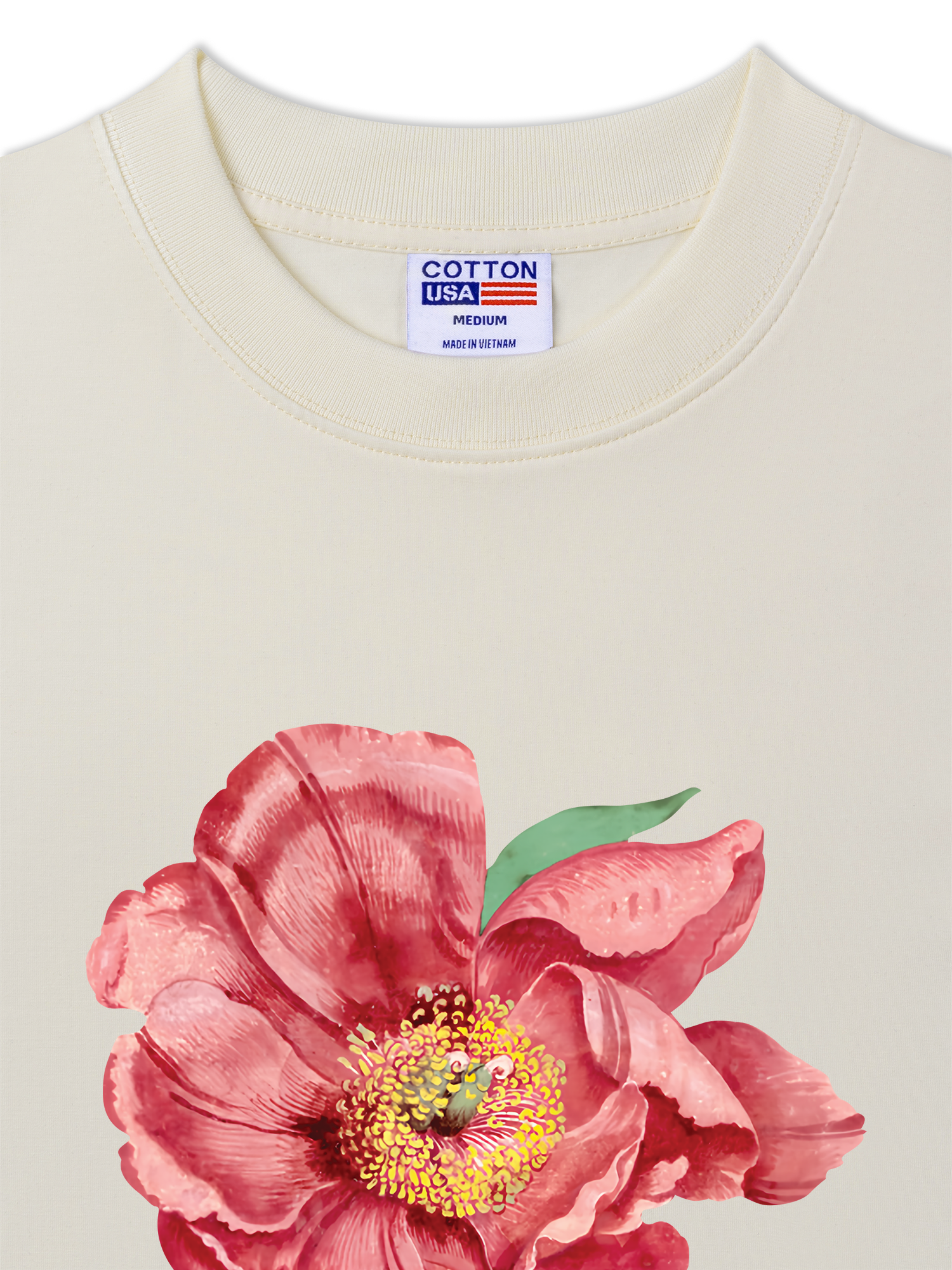 Áo Thun Relaxed Fit Tropical Bloom Like a Peony