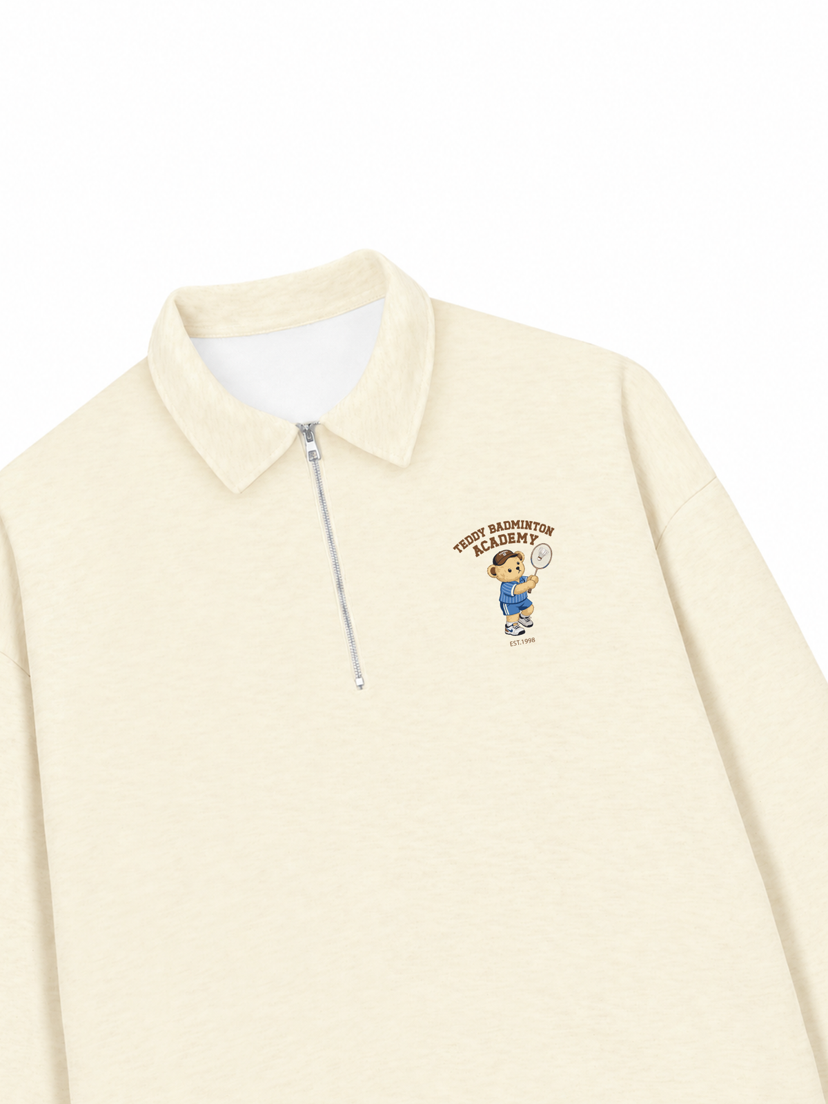 Áo Sweater Polo Nỉ Hai Da Badminton Academy