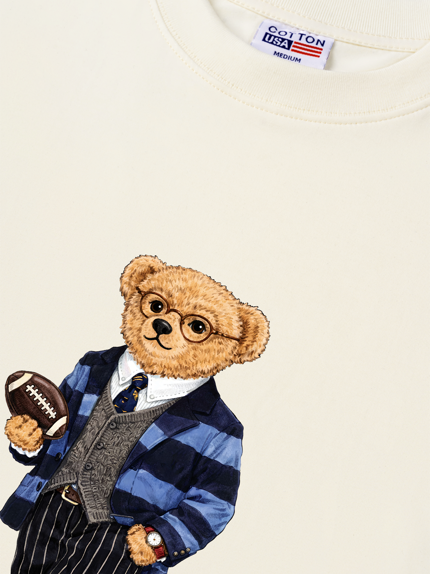 Áo Thun Relaxed Fit Smart Bear