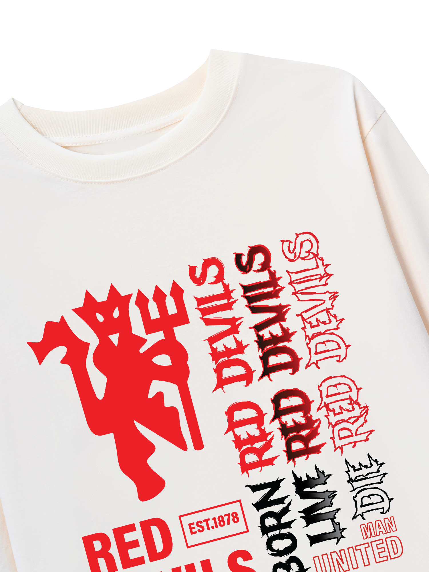 Áo Thun Dài Tay Red Devils EST 1878