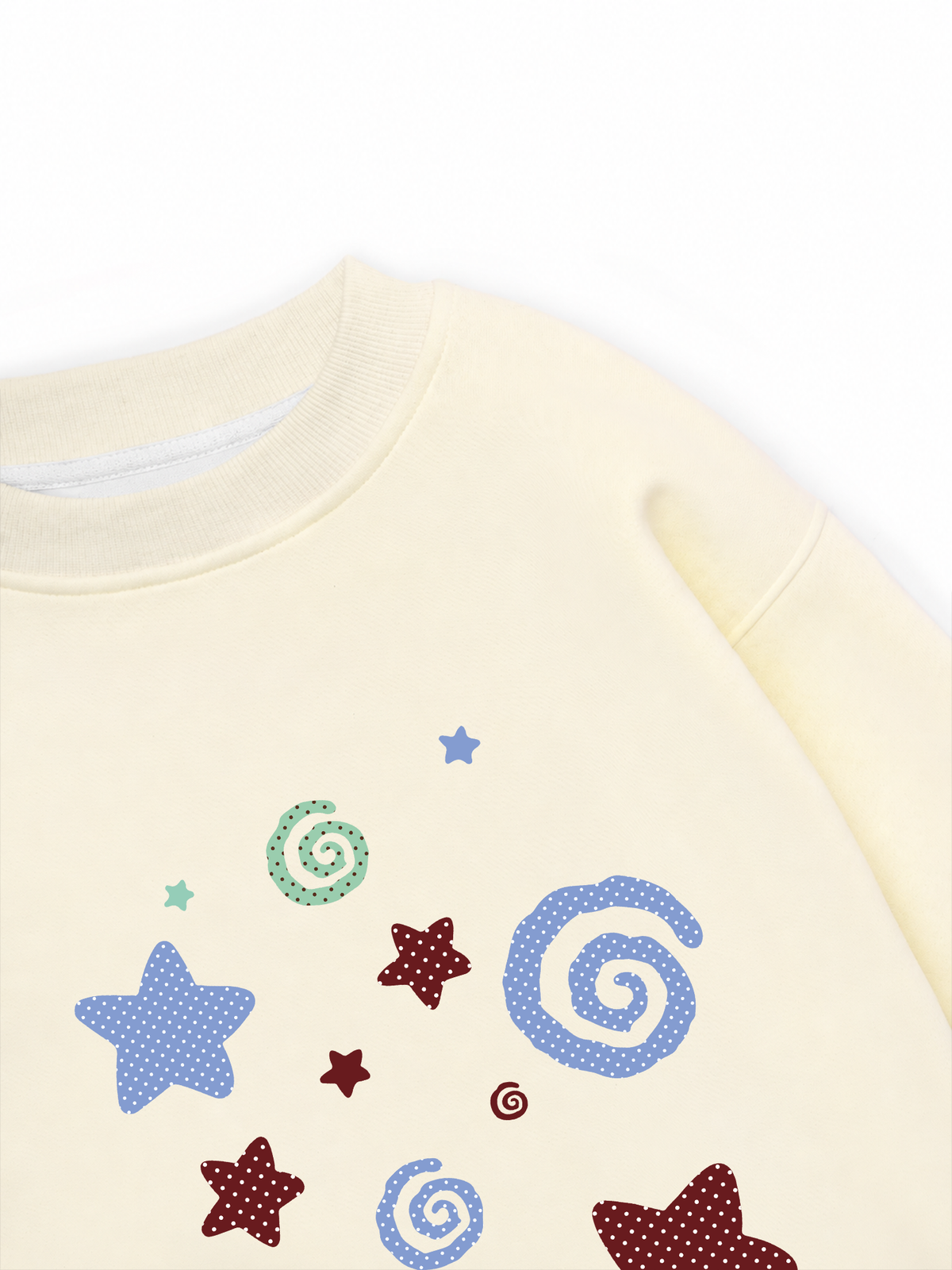Áo Sweater Nỉ Hai Da Dotty Mood Pastel Dreams
