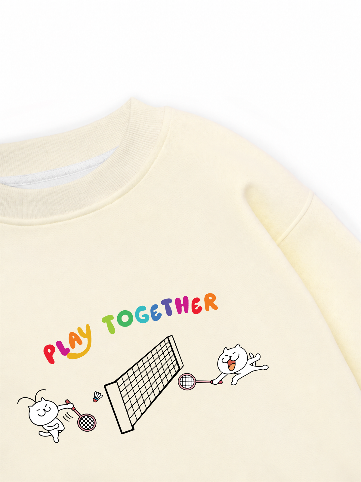 Áo Sweater Nỉ Hai Da Badminton Play Together