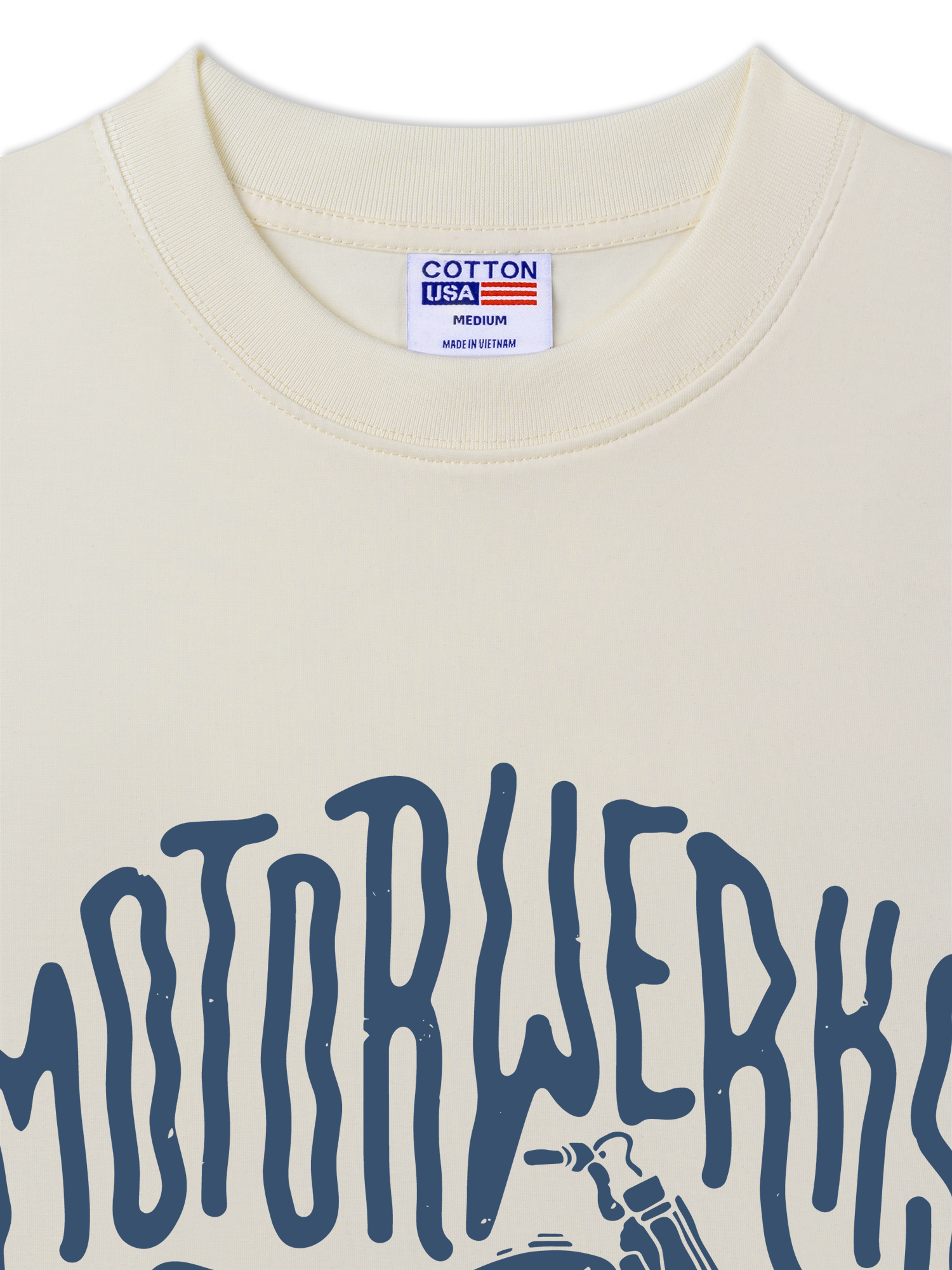 Áo Thun Relaxed Fit Motorbike Retro Ride