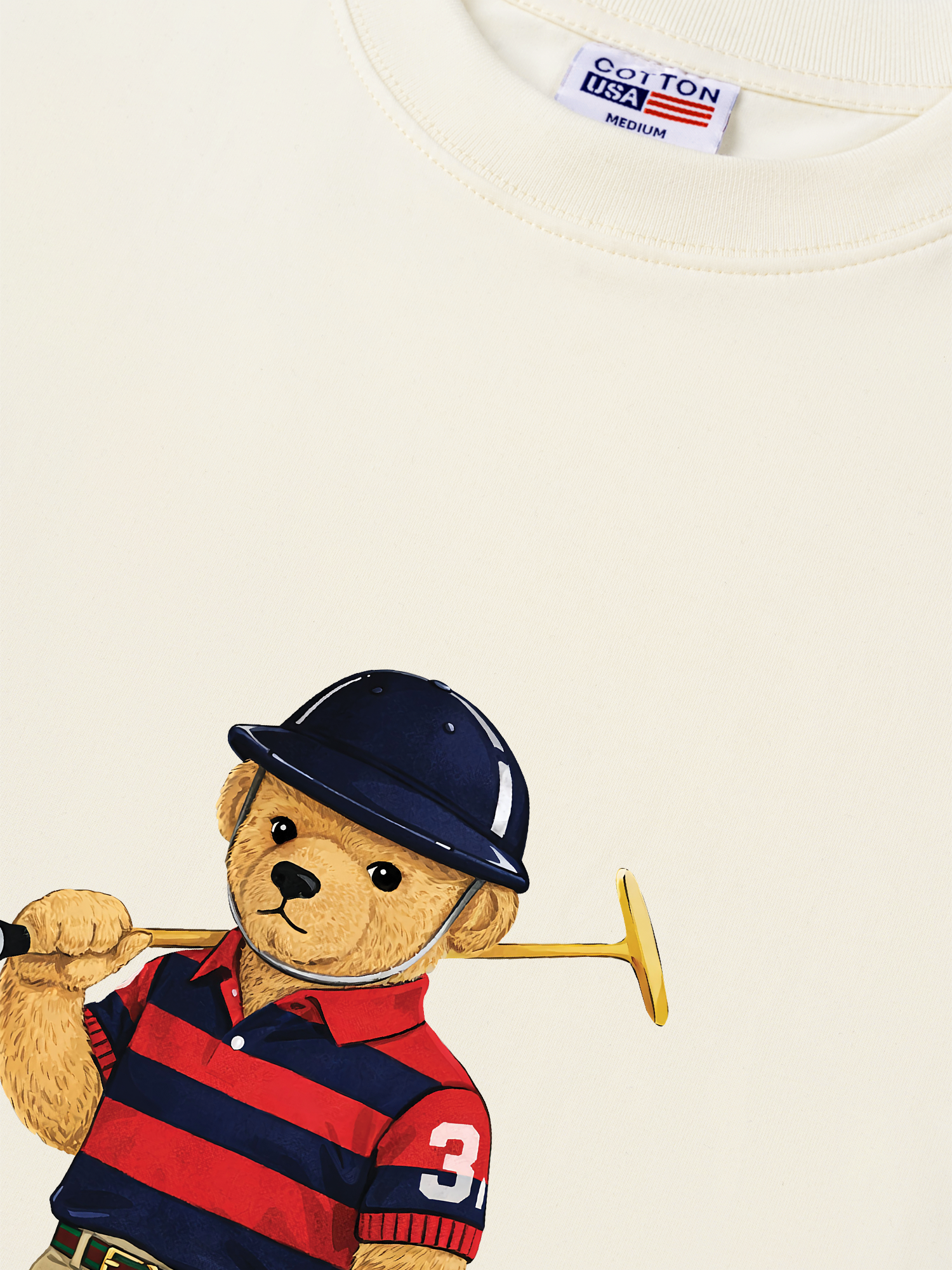 Áo Thun Relaxed Fit  Quiet Luxury Bear