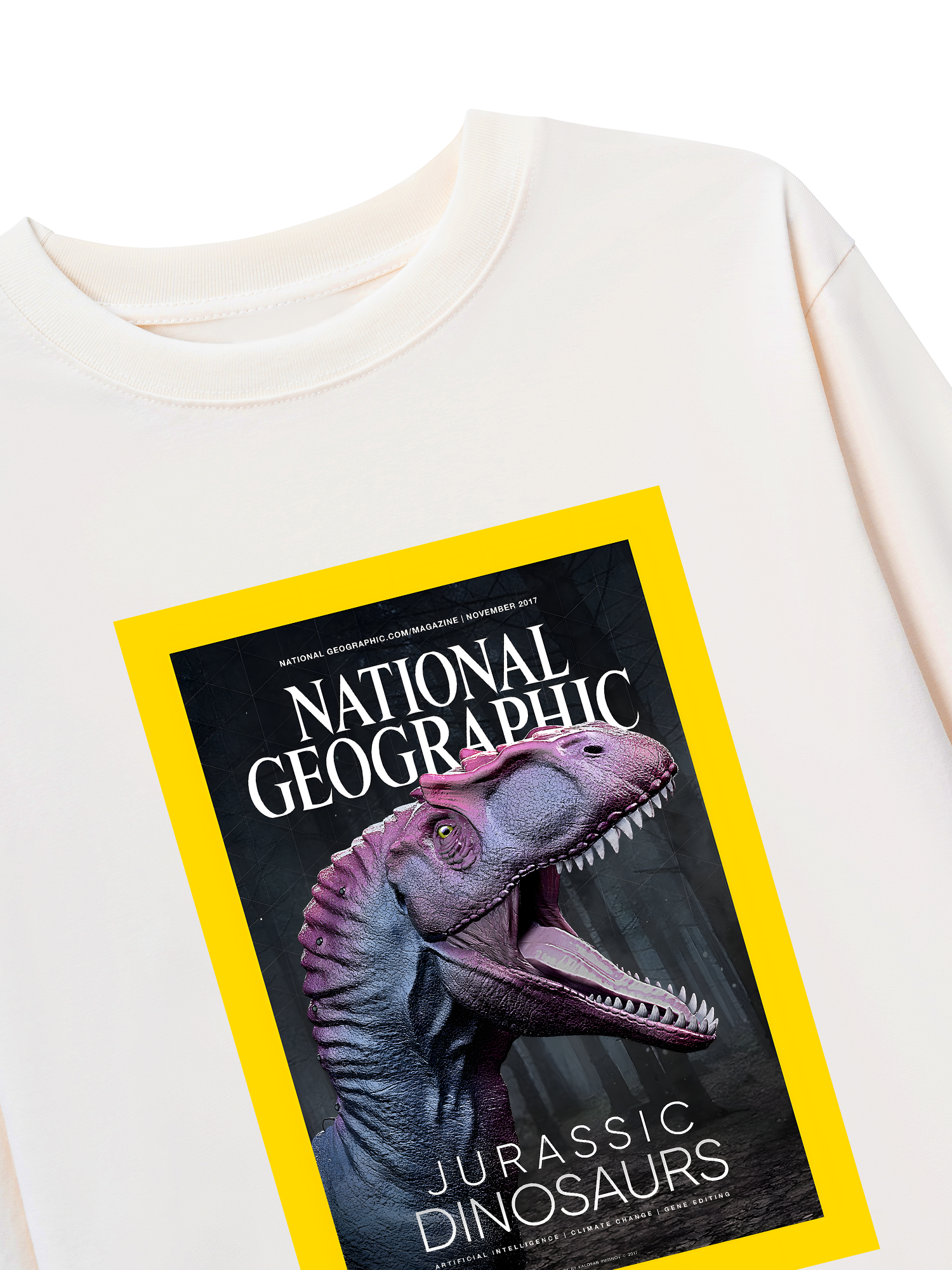 Áo Thun Dài Tay Wild Life Jurassic Dinosaurs