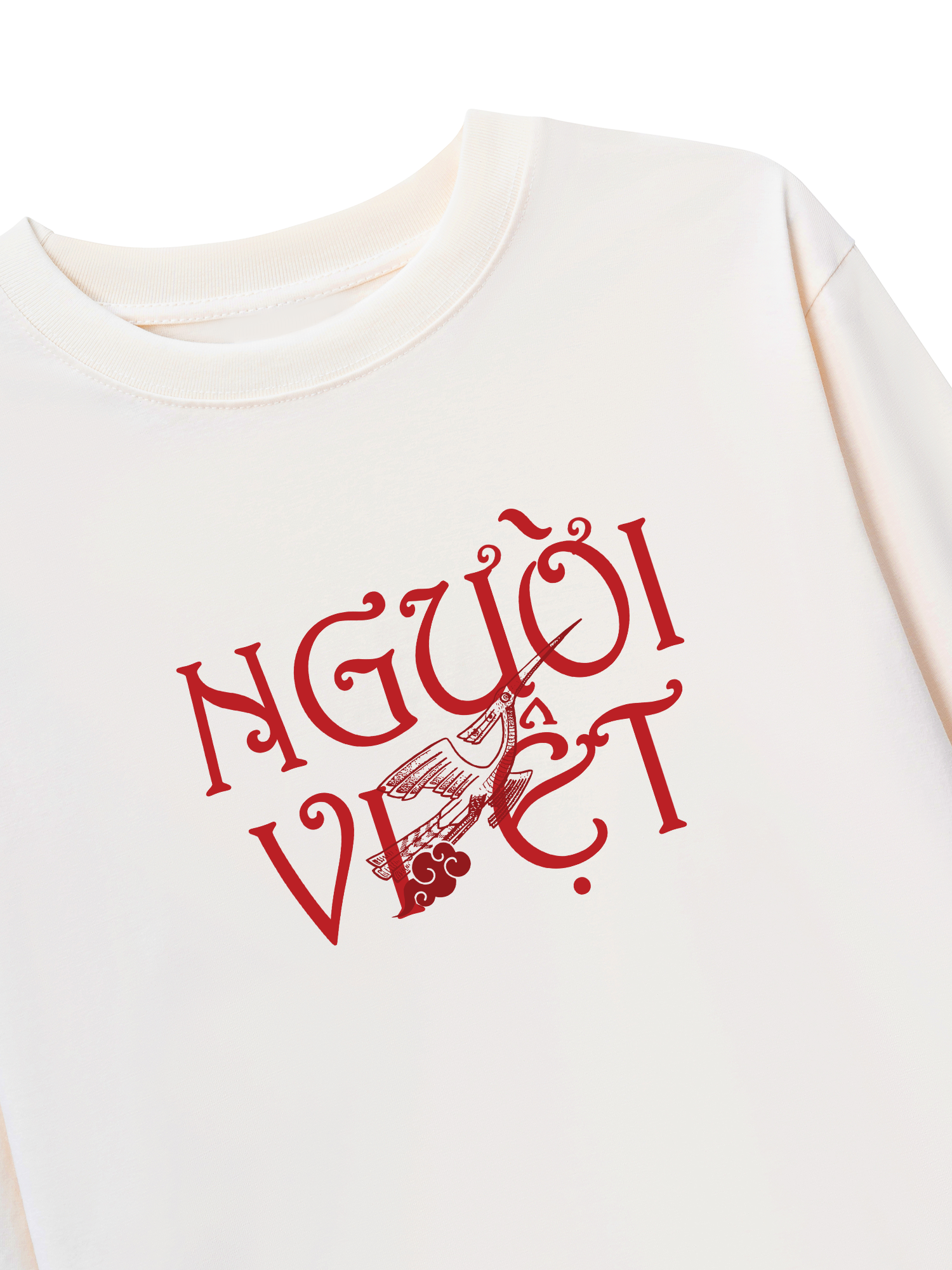 Áo Thun Dài Tay Người Việt - Máu Đỏ Da Vàng