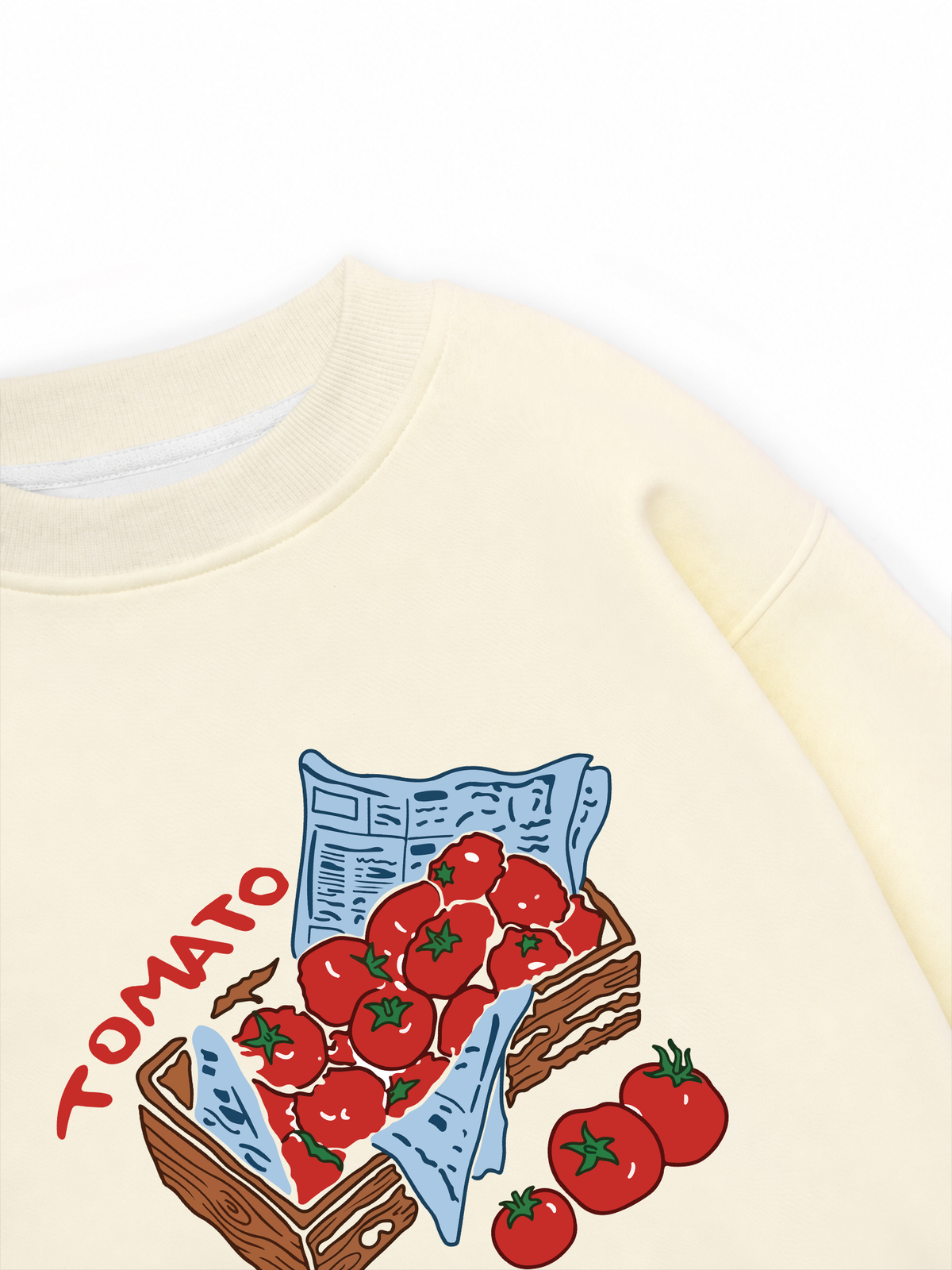 Áo Sweater Nỉ Hai Da Tropical Tomatoes