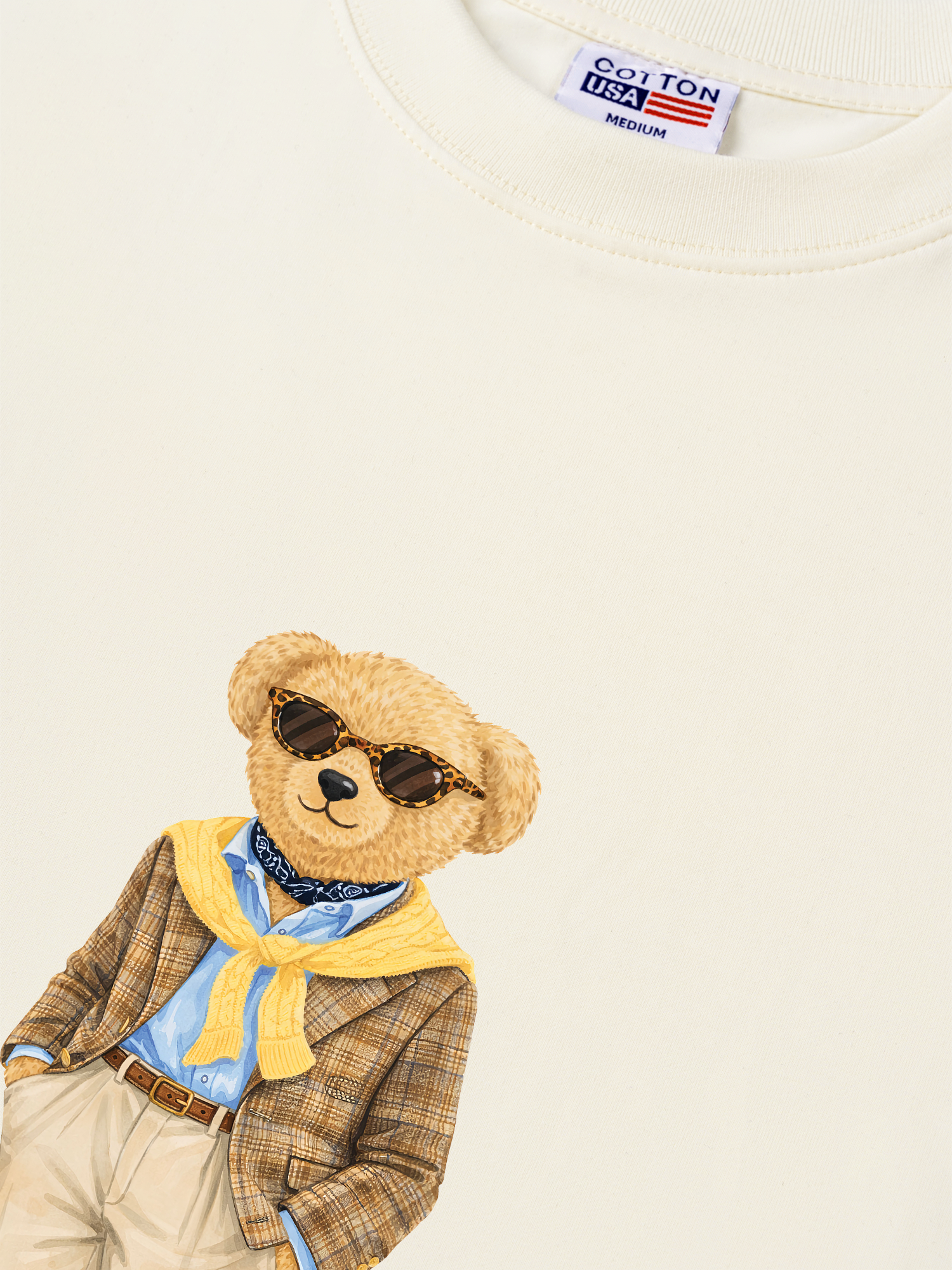 Áo Thun Relaxed Fit Gentle Bear