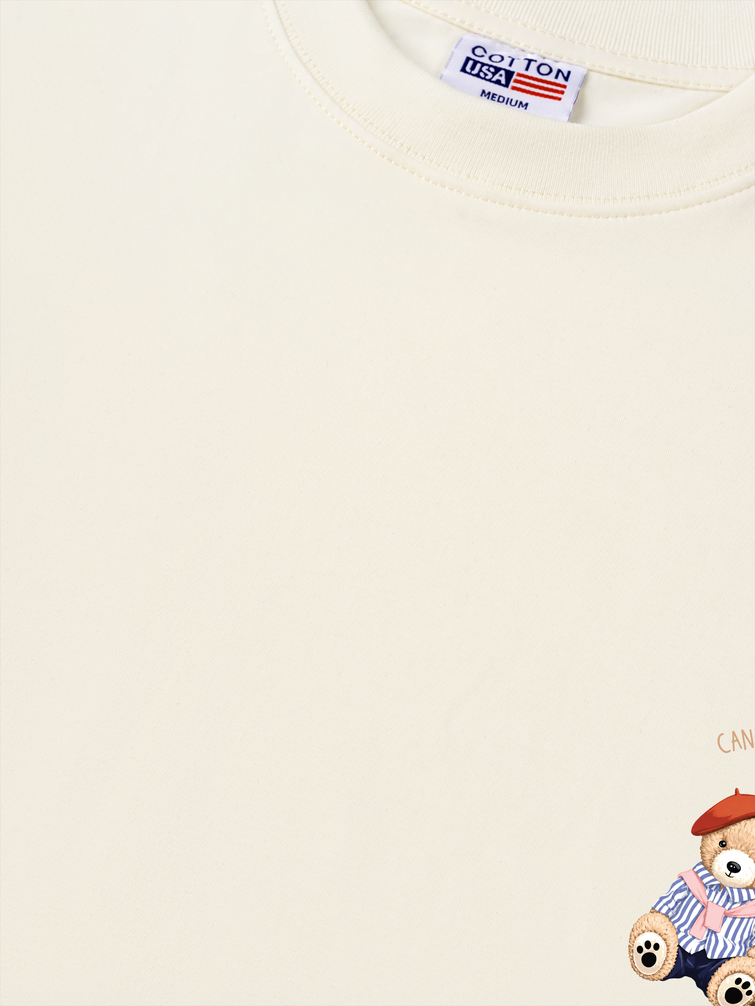 Áo Thun Relaxed Fit Bear Town Cutie Couple Bear