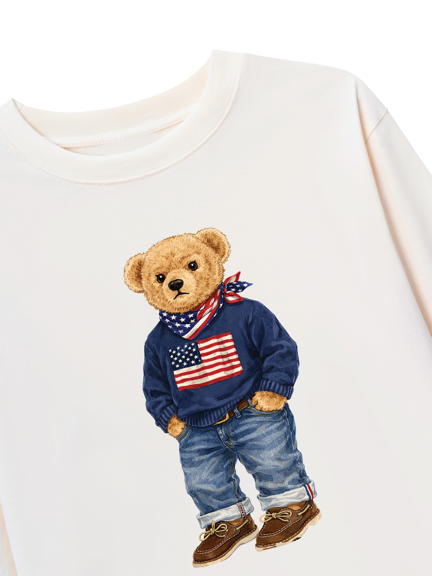 Áo Thun Dài Tay America Boy