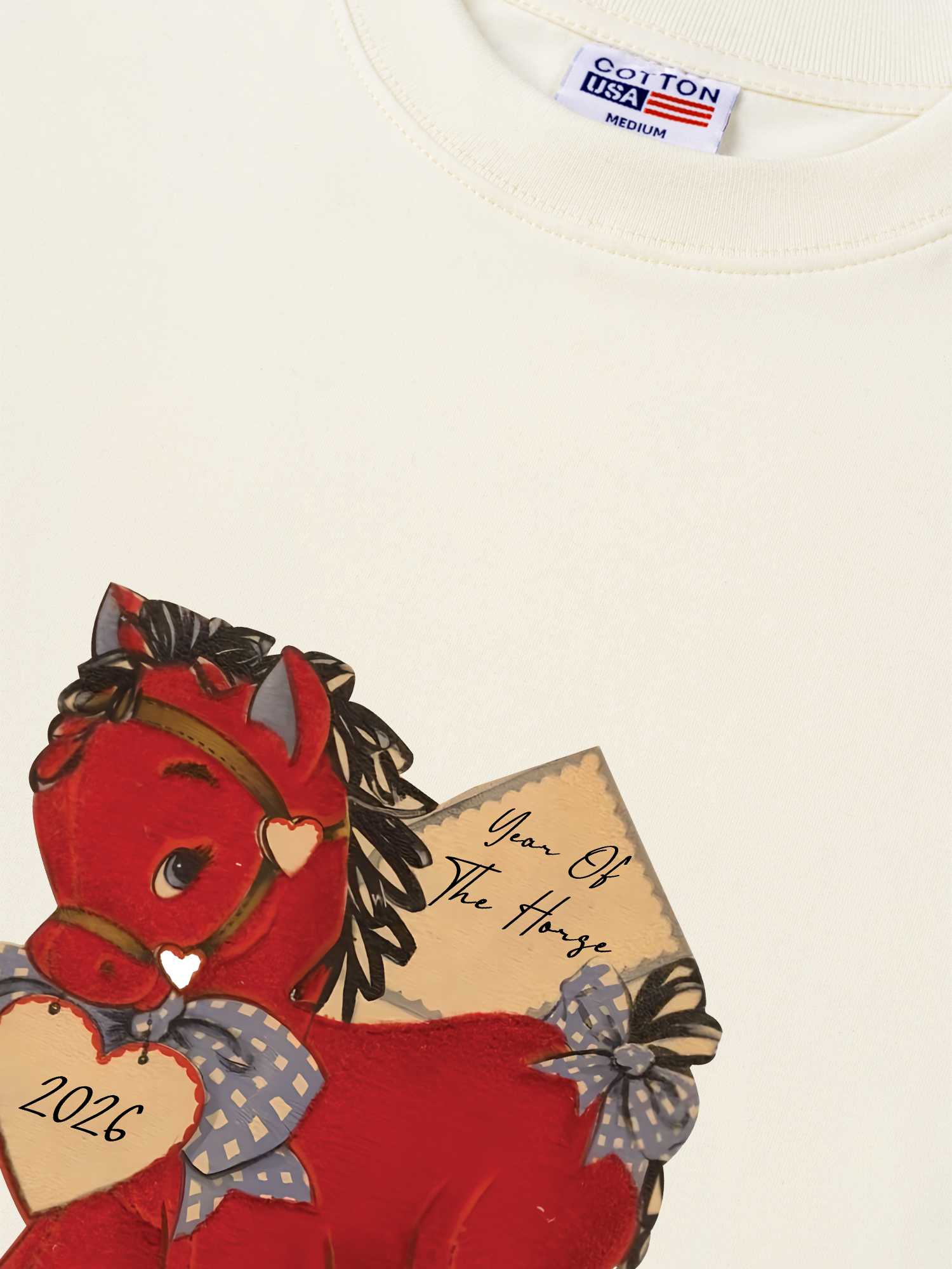 Áo Thun Relaxed Fit Red Horse 2026