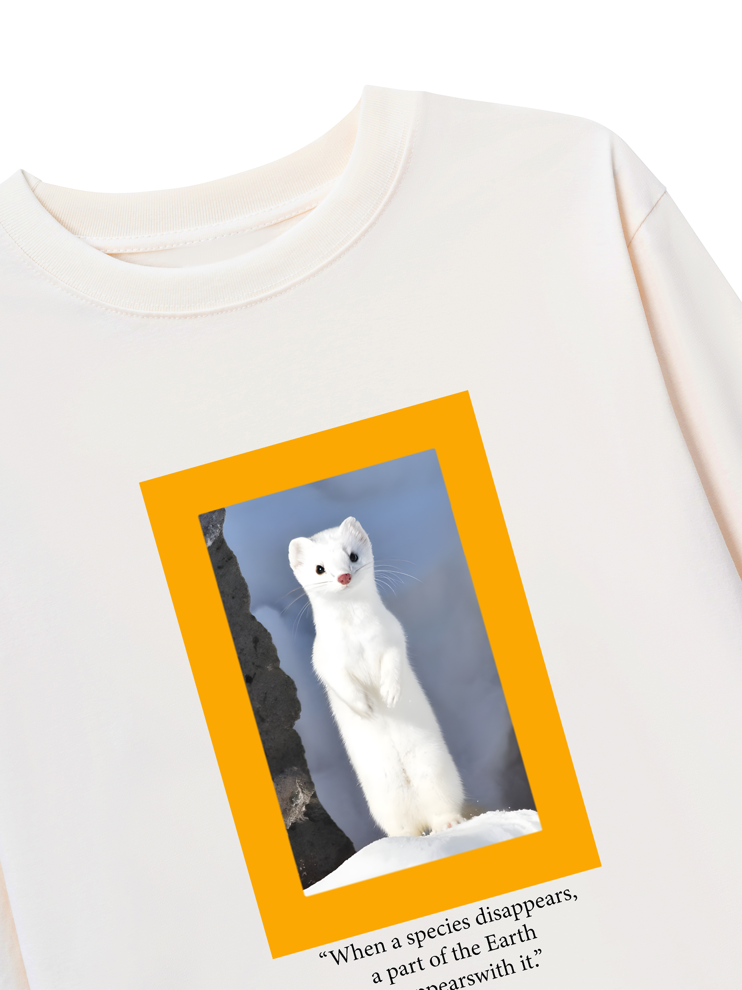 Áo Thun Dài Tay Wild Life When A Species Disappears