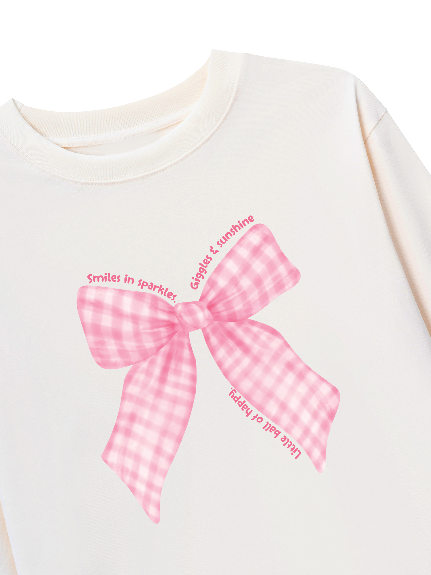 Áo Thun Dài Tay Pink Ribbon