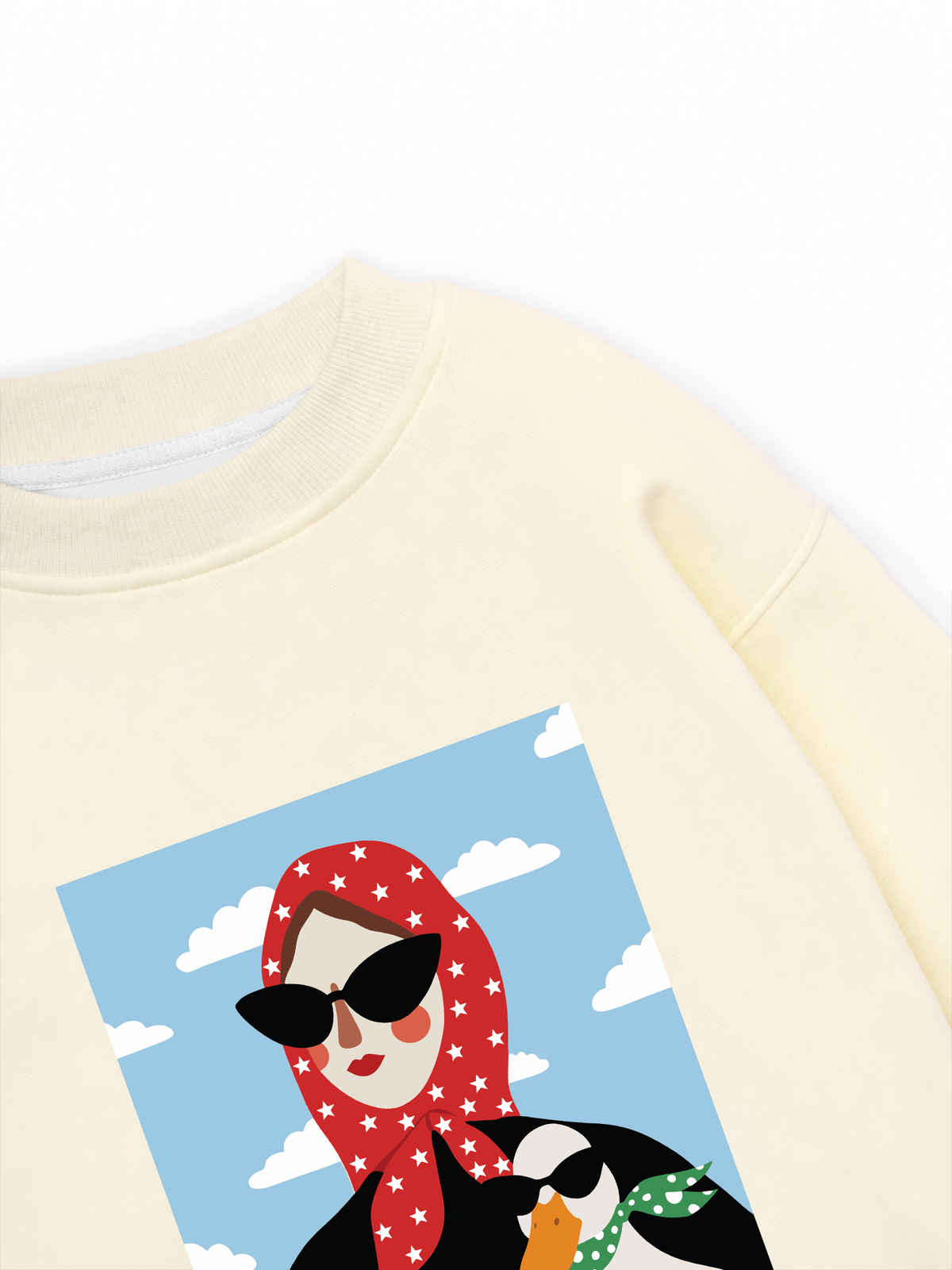 Áo Sweater Nỉ Hai Da Farm Born To Stand Out