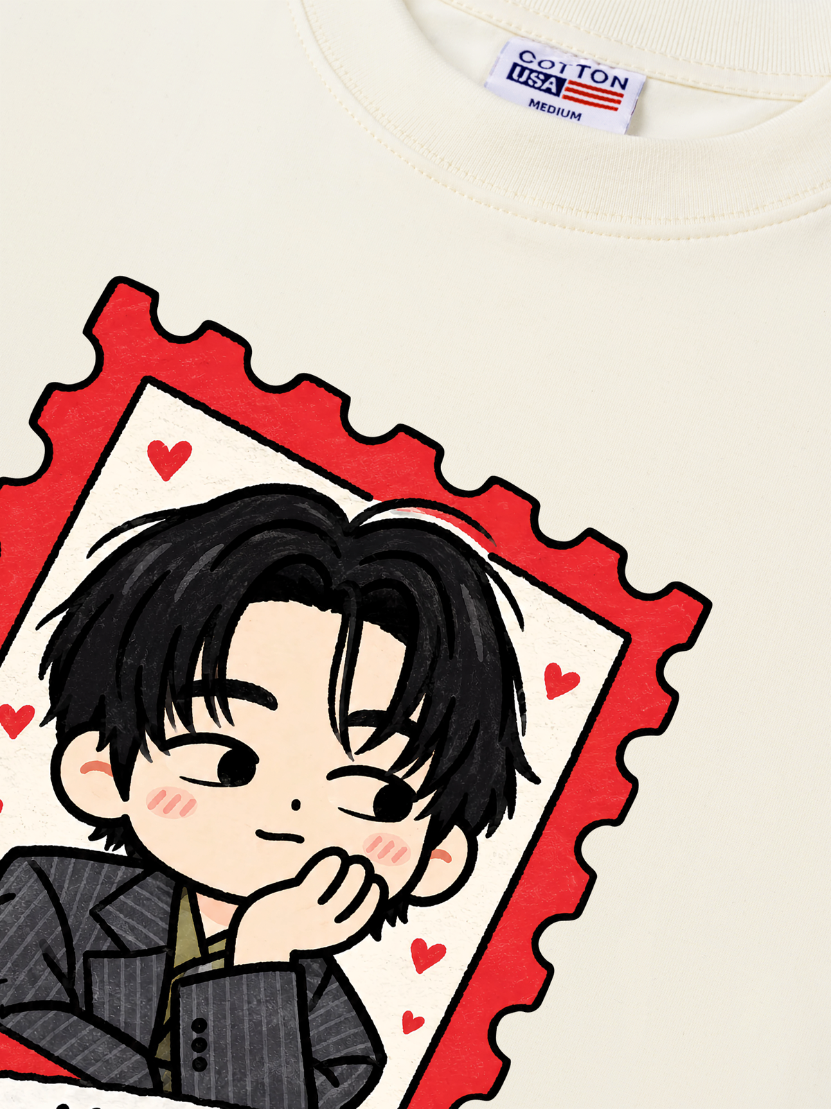 Áo Thun Relaxed Fit Teahyung Chibi