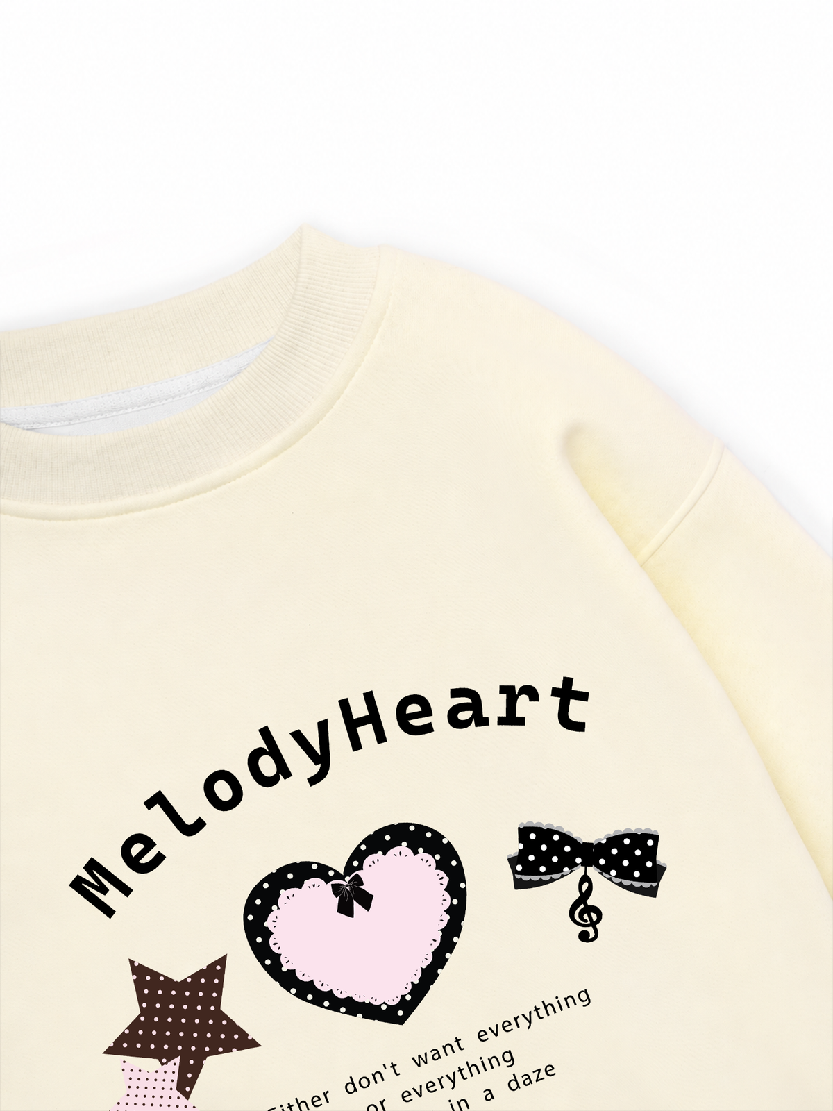 Áo Sweater Nỉ Hai Da Dotty Mood Cherry Diary