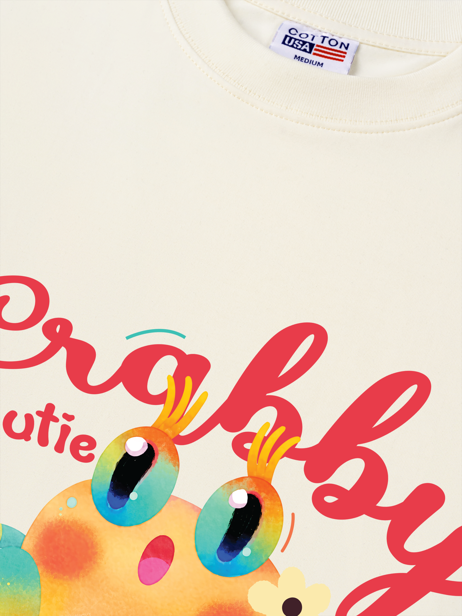 Áo Thun Relaxed Fit Tropical Crabby Cutie