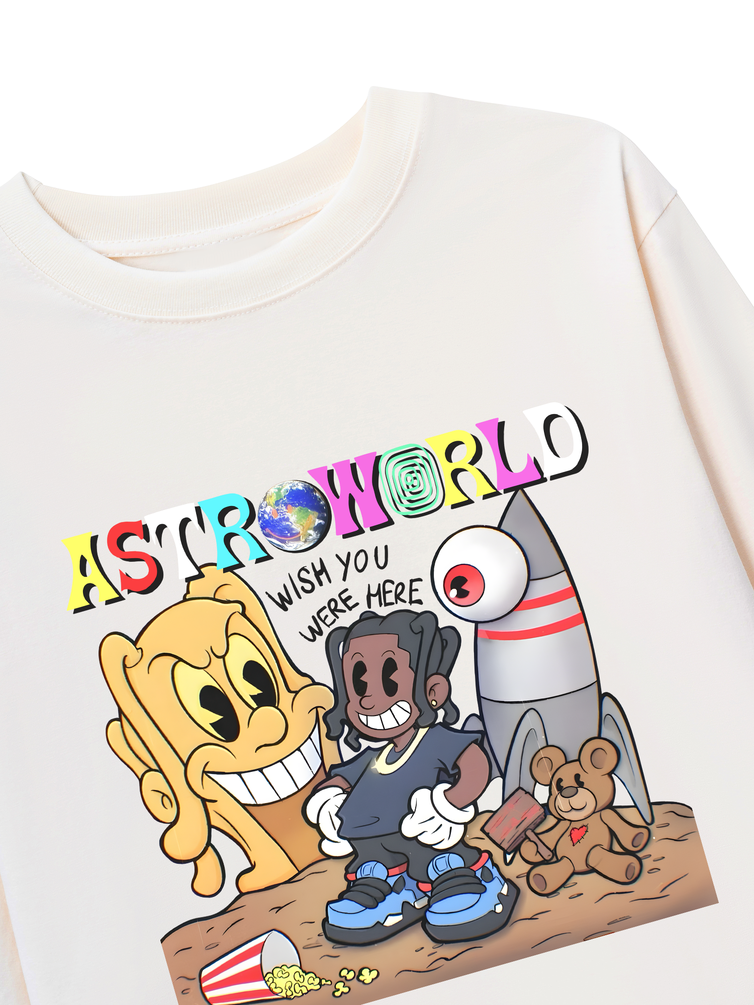 Áo Thun Dài Tay Astroworld Travis