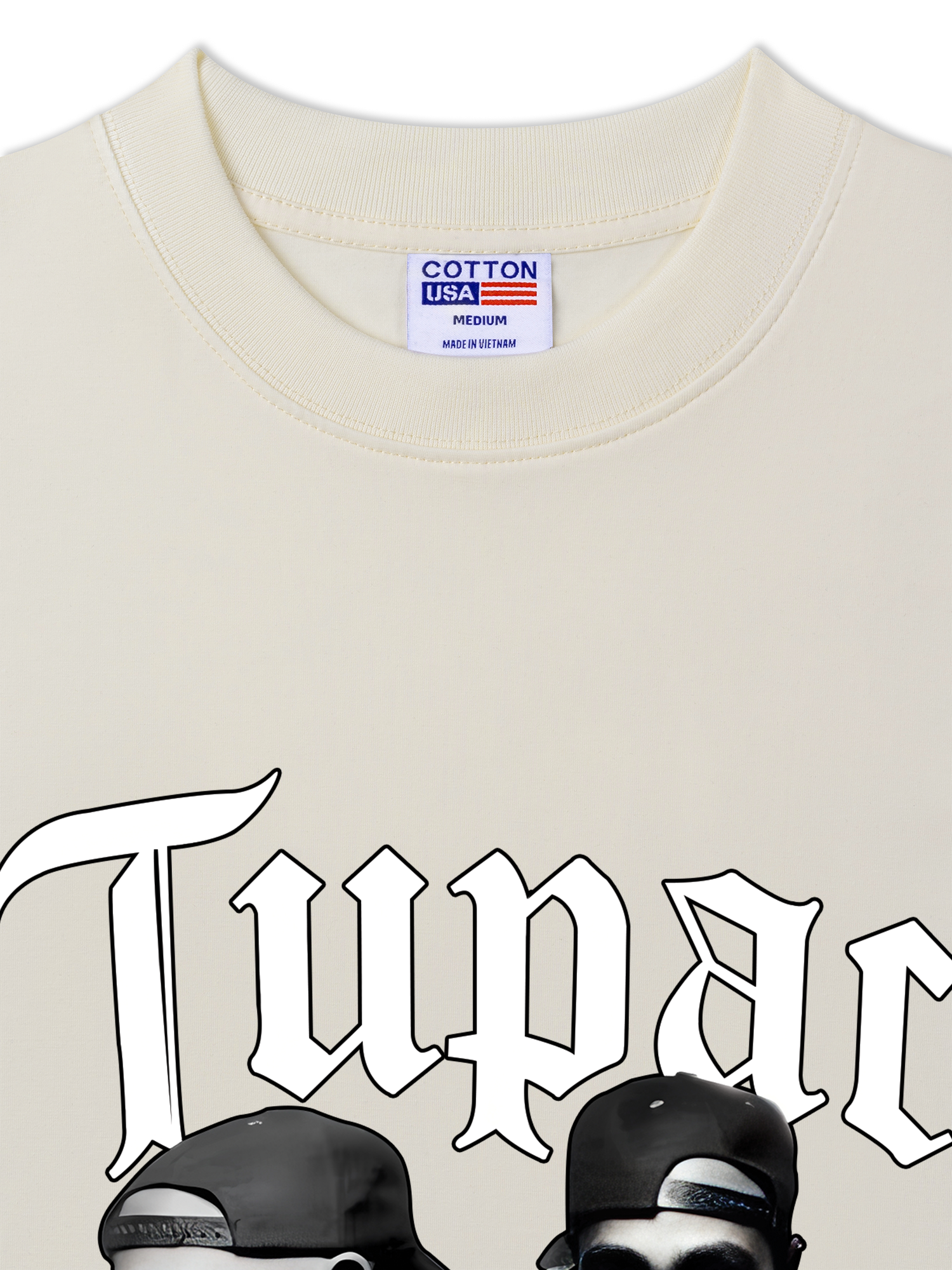 Áo Thun Relaxed Fit Rapper Tuppac All Eyes OIn Me