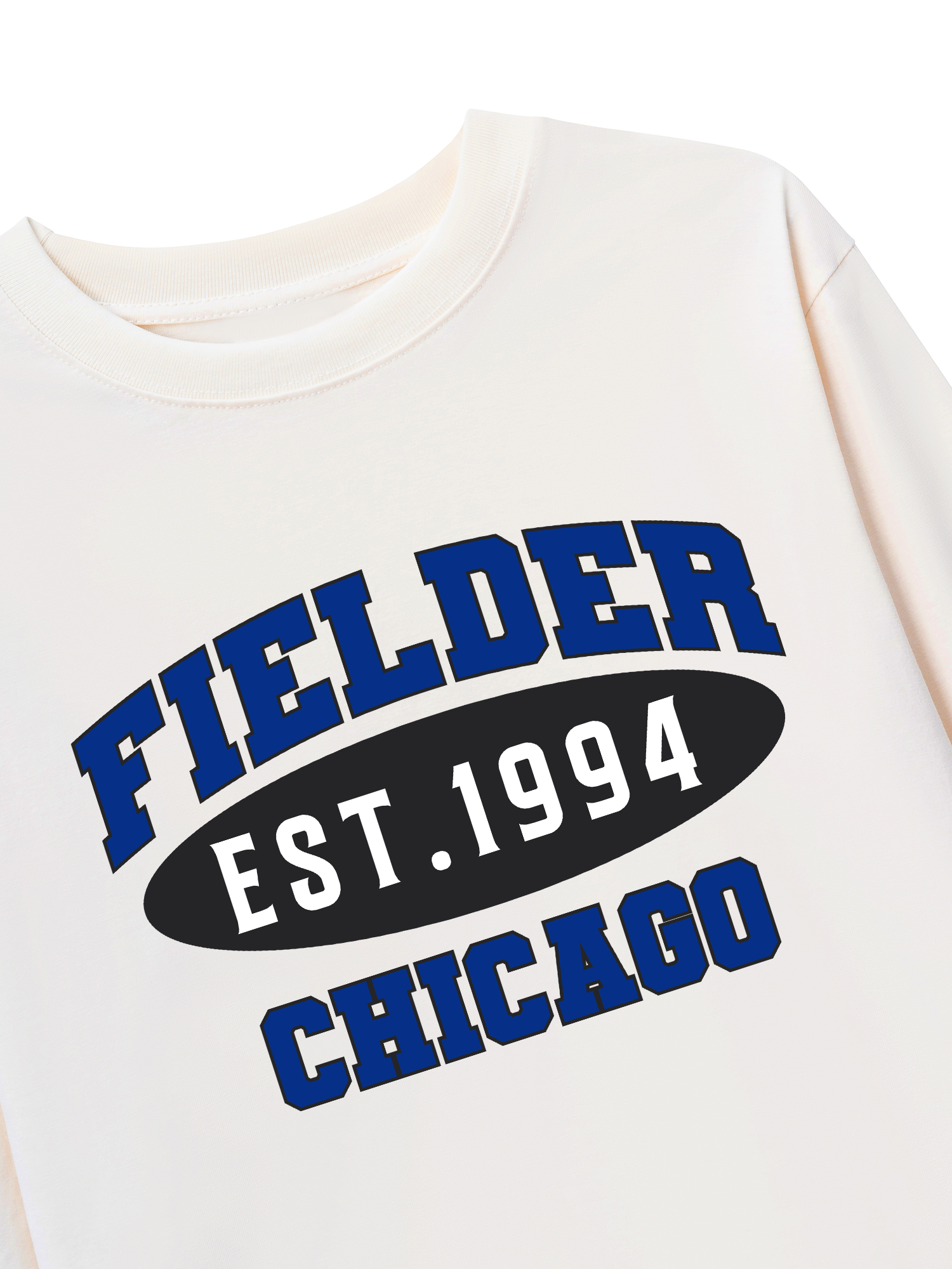 Áo Thun Dài Tay Baseball Fielder Chicago