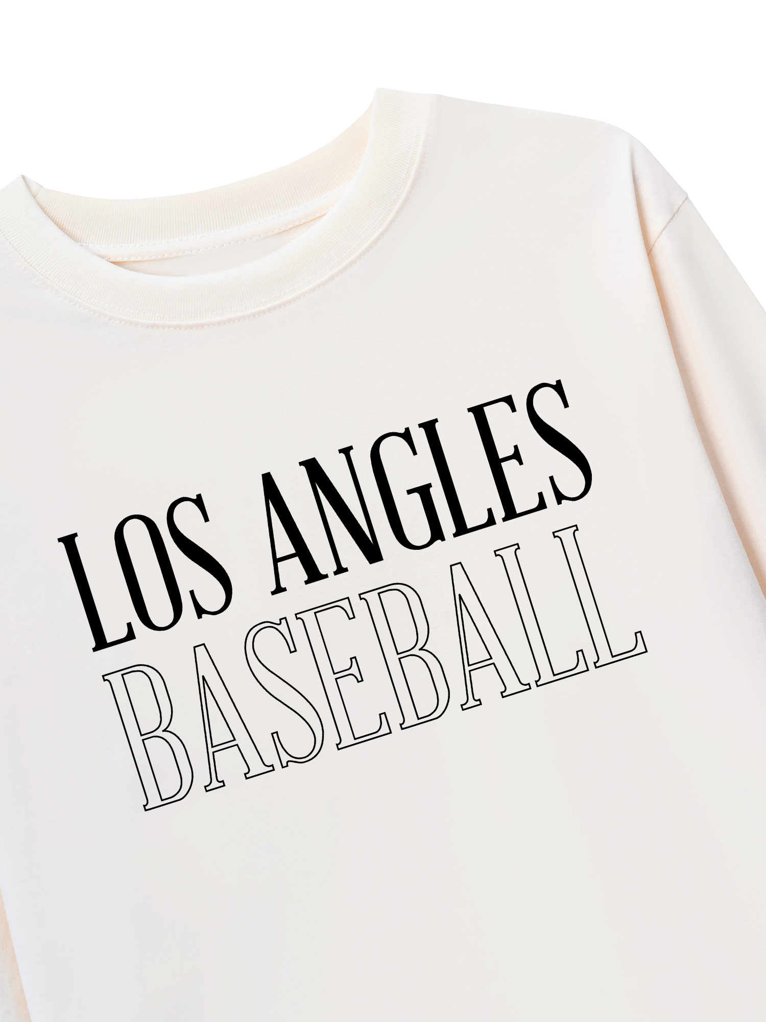 Áo Thun Dài Tay Baseball Basic Los Angles