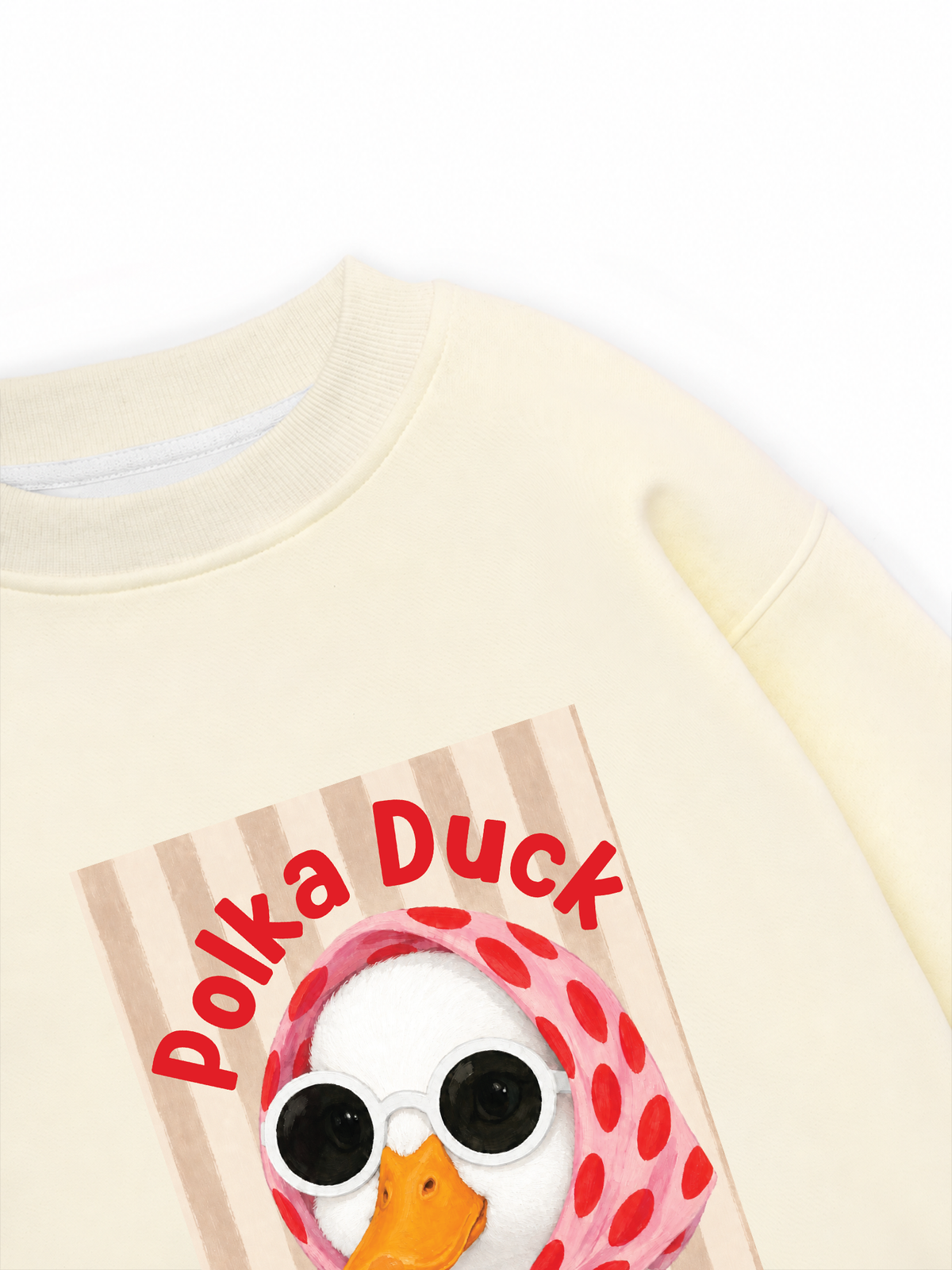 Áo Sweater Nỉ Hai Da Farm Polka Duck