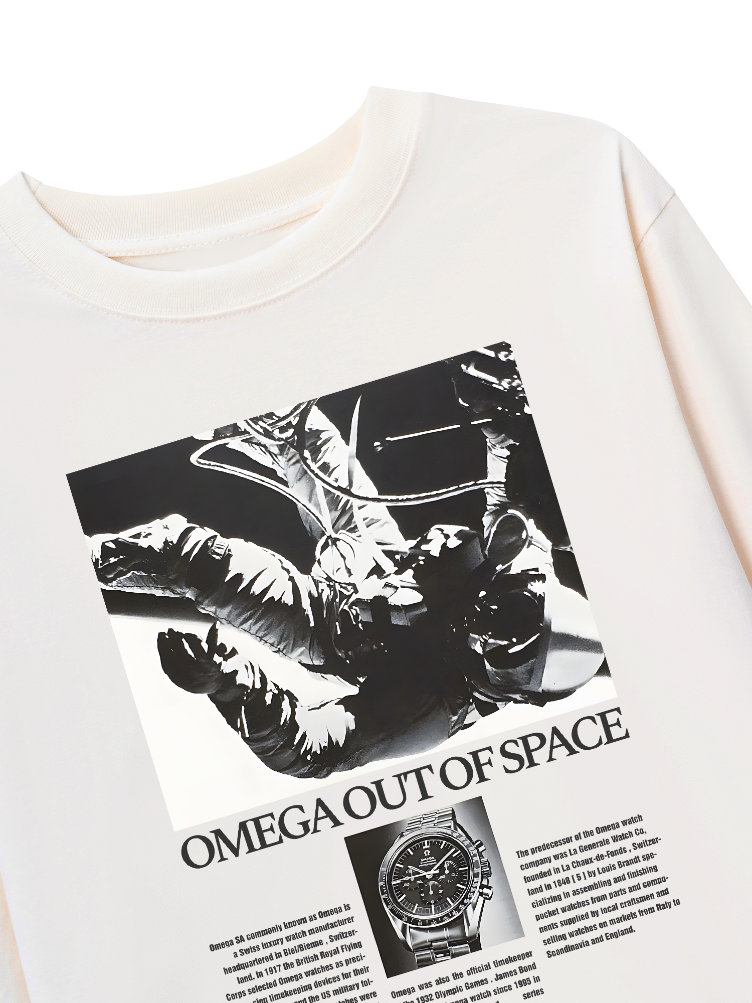 Áo Thun Dài Tay Watch Omega Out Of Space