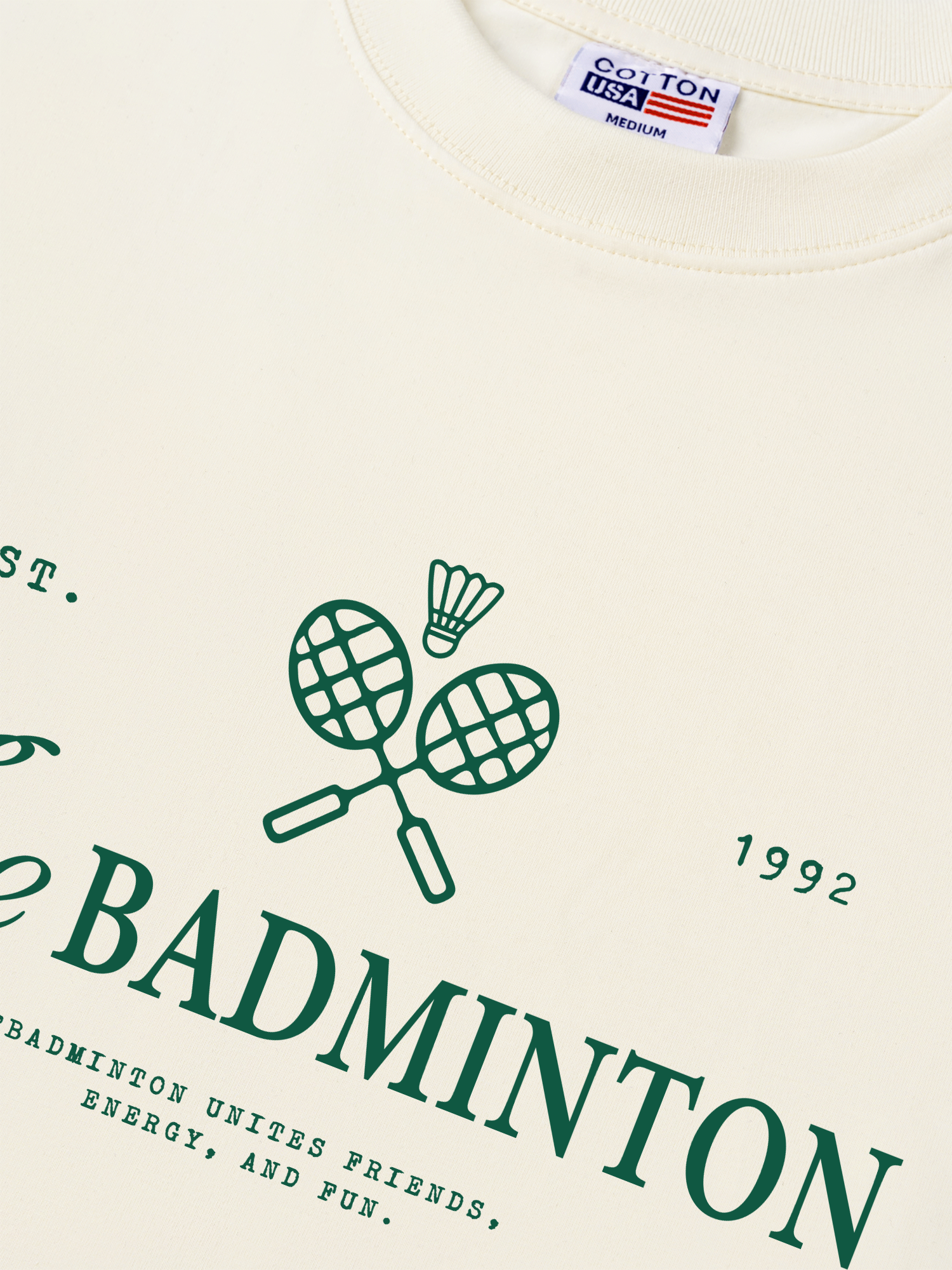 Áo Thun Relaxed Fit The Badminton
