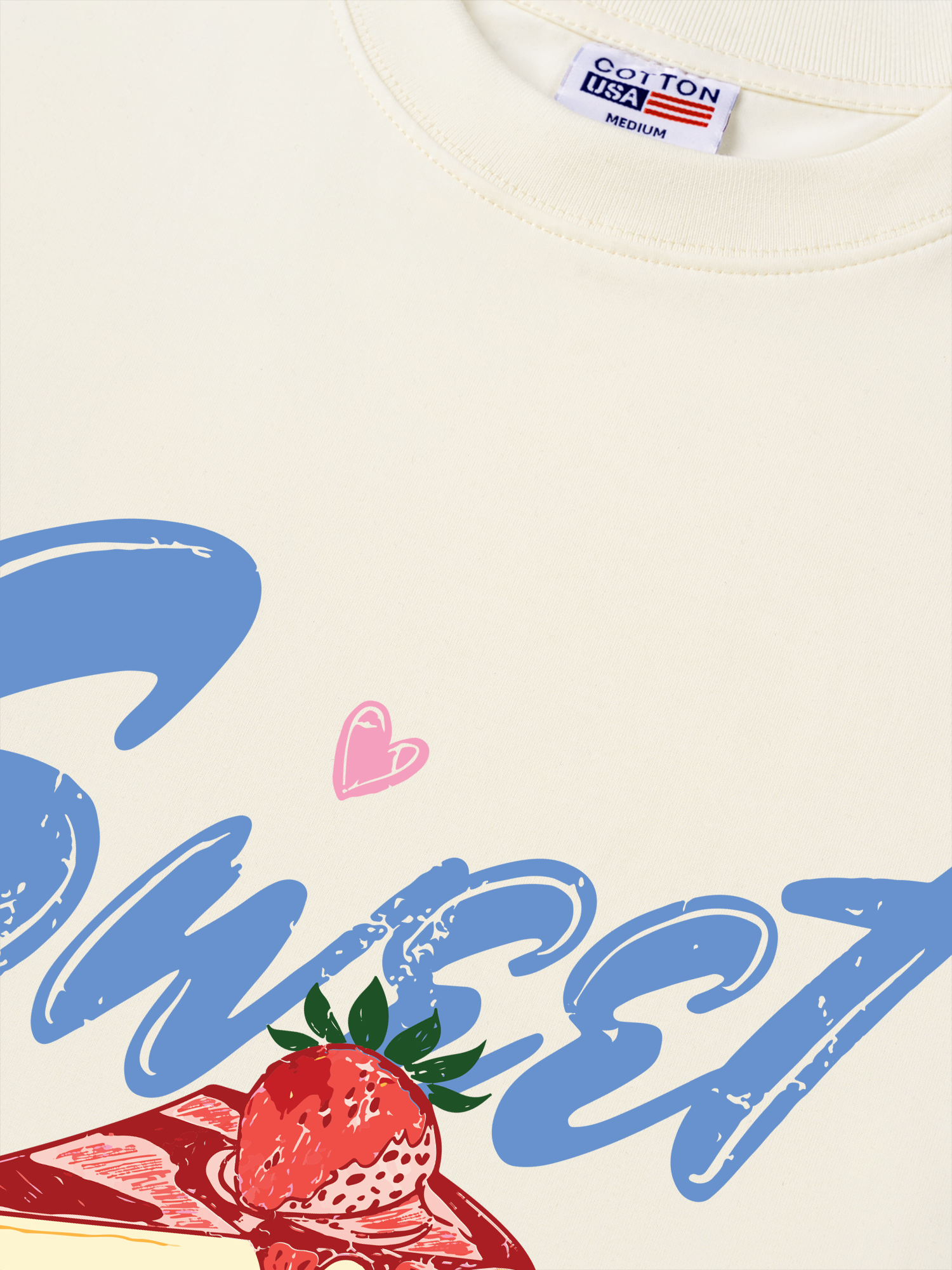 Áo Thun Relaxed Fit Sweet Cutie Strawberries