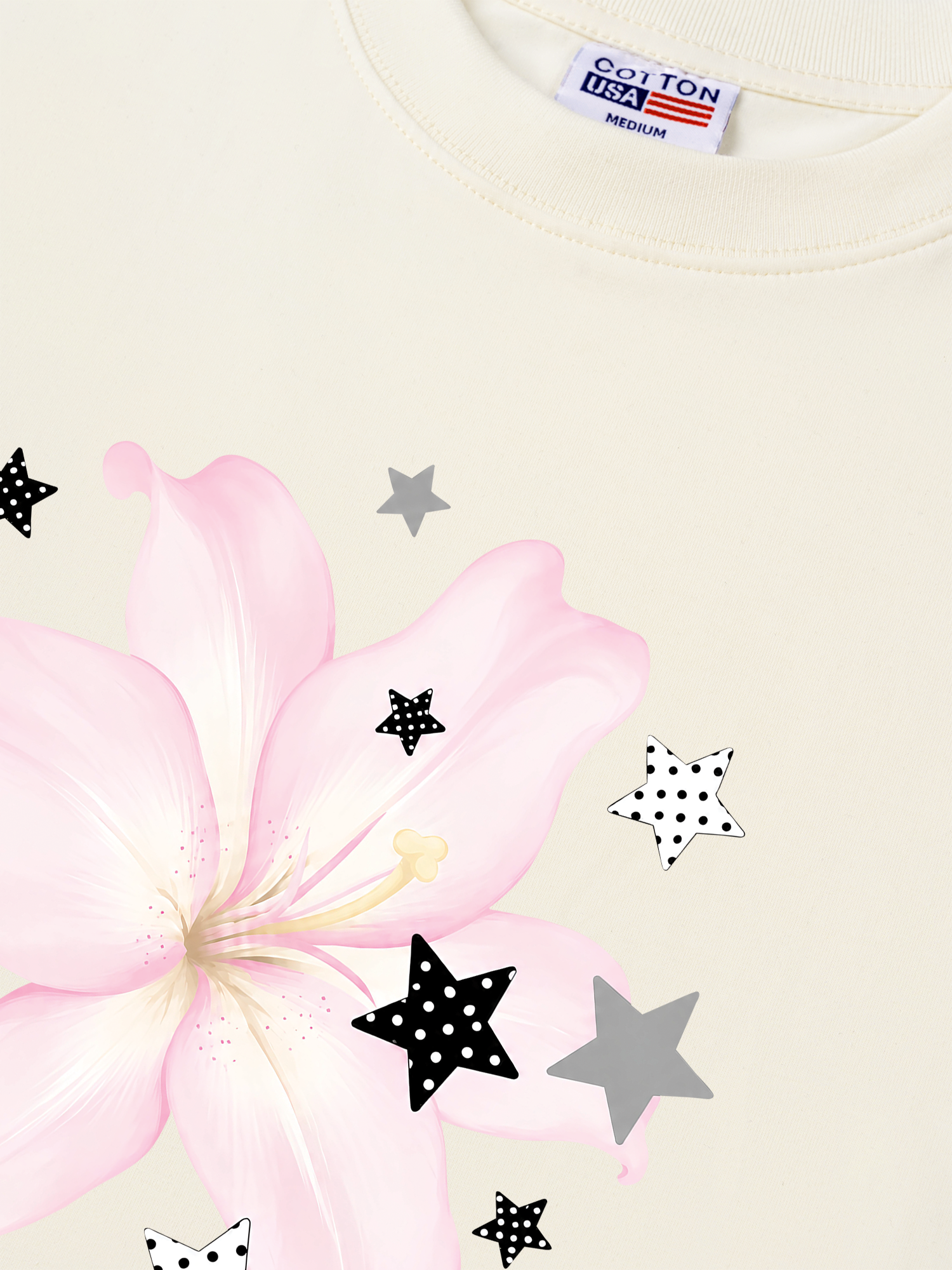 Áo Thun Relaxed Fit Dotty Mood Pretty In Bloom
