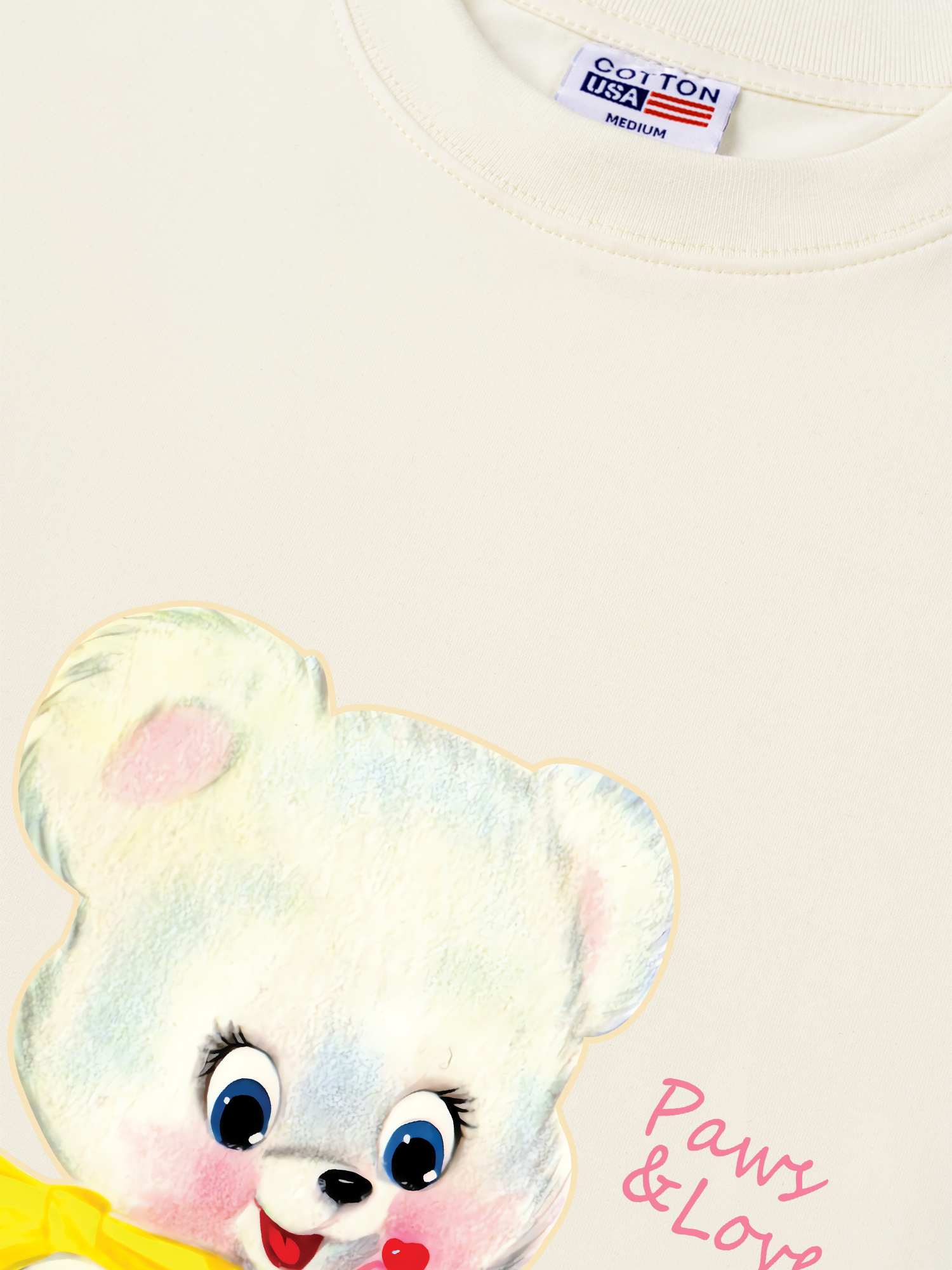 Áo Thun Relaxed Fit Soft Paw Paw Love