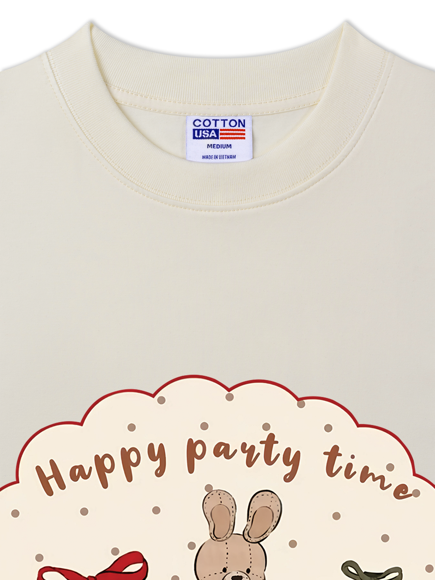 Áo Thun Relaxed Fit Happy Party Time