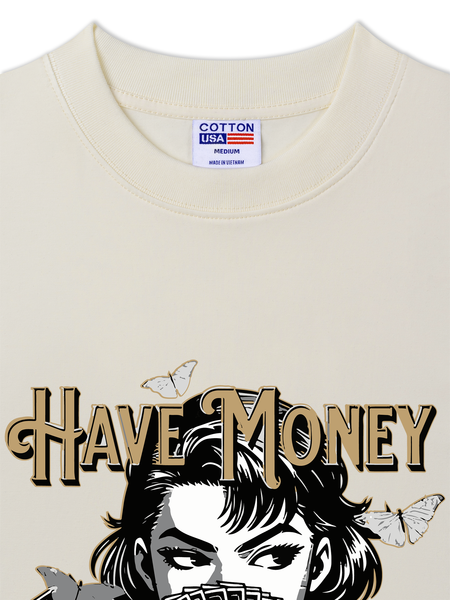 Áo Thun Relaxed Fit Money Golden Power