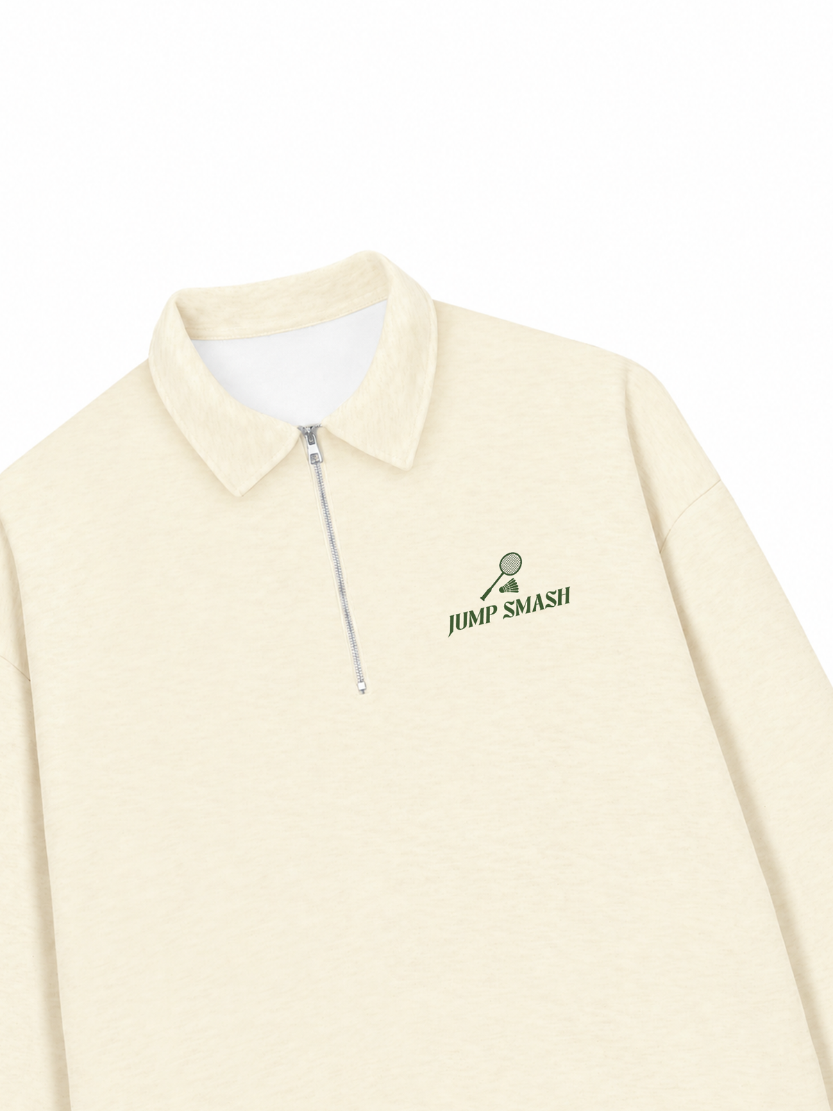 Áo Sweater Polo Nỉ Hai Da Badminton Social Club Athletic Dept