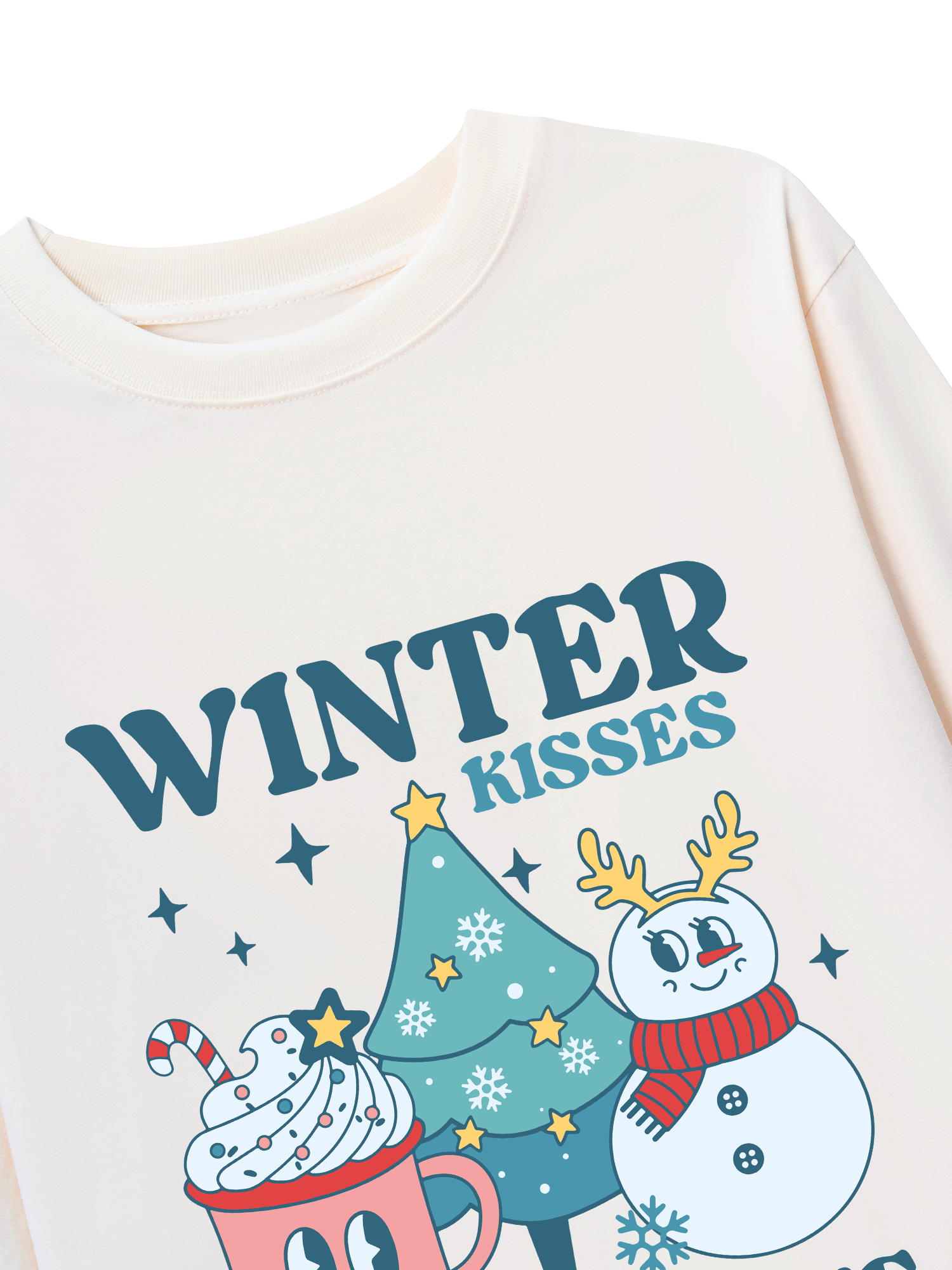 Áo Thun Dài Tay Winter Kisses