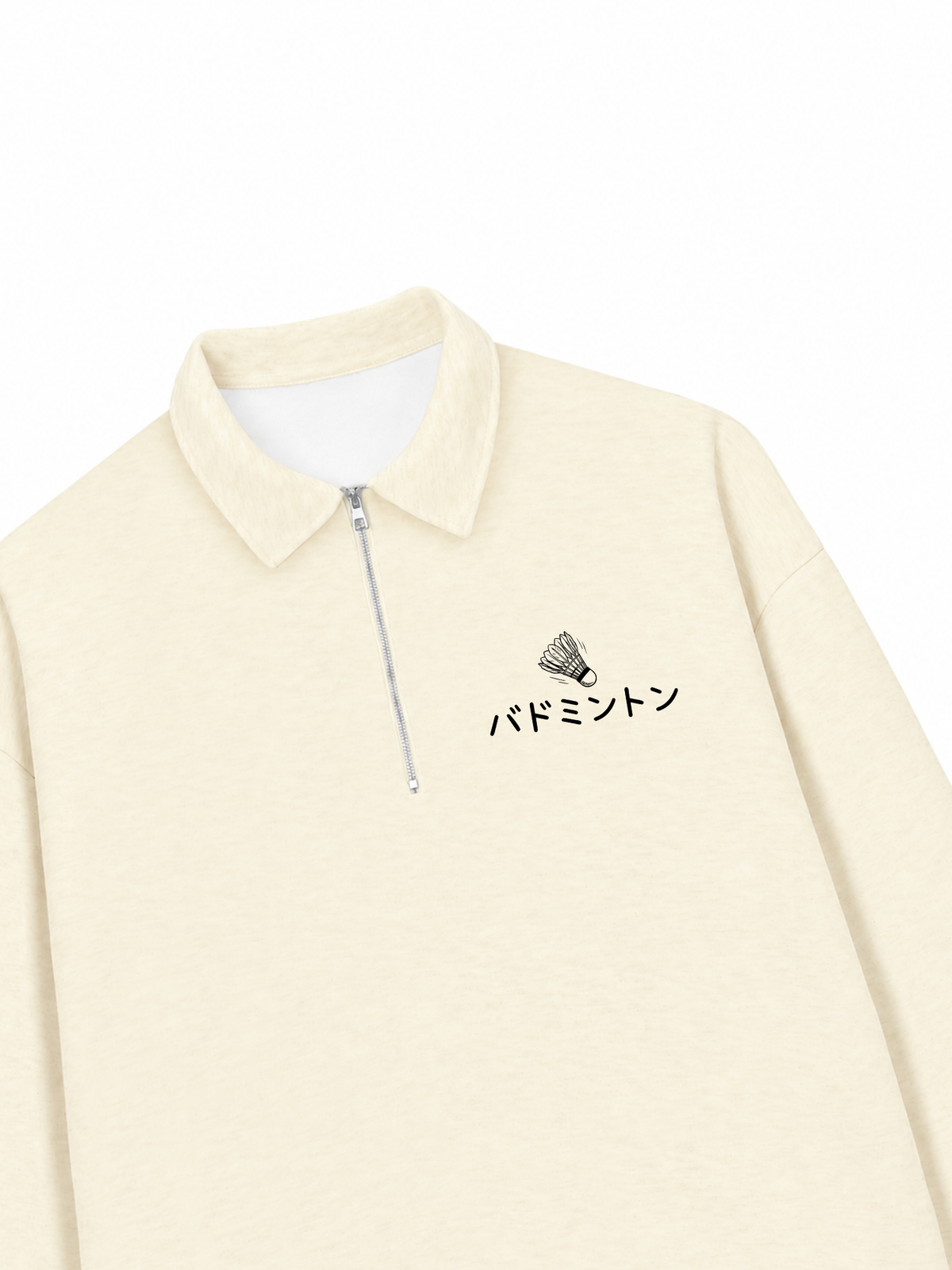 Áo Sweater Polo Nỉ Hai Da Badminton Tokyo