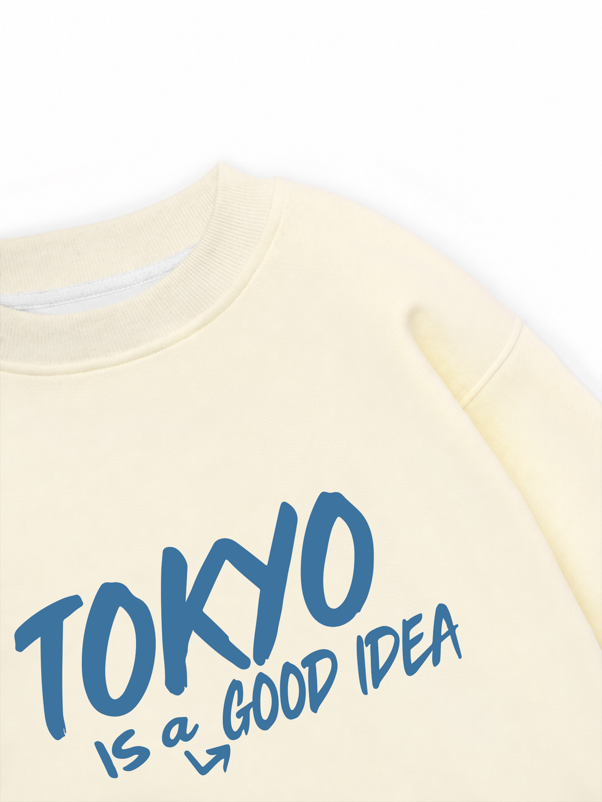 Áo Sweater Nỉ Hai Da City Tokyo Always Is A Good Idea