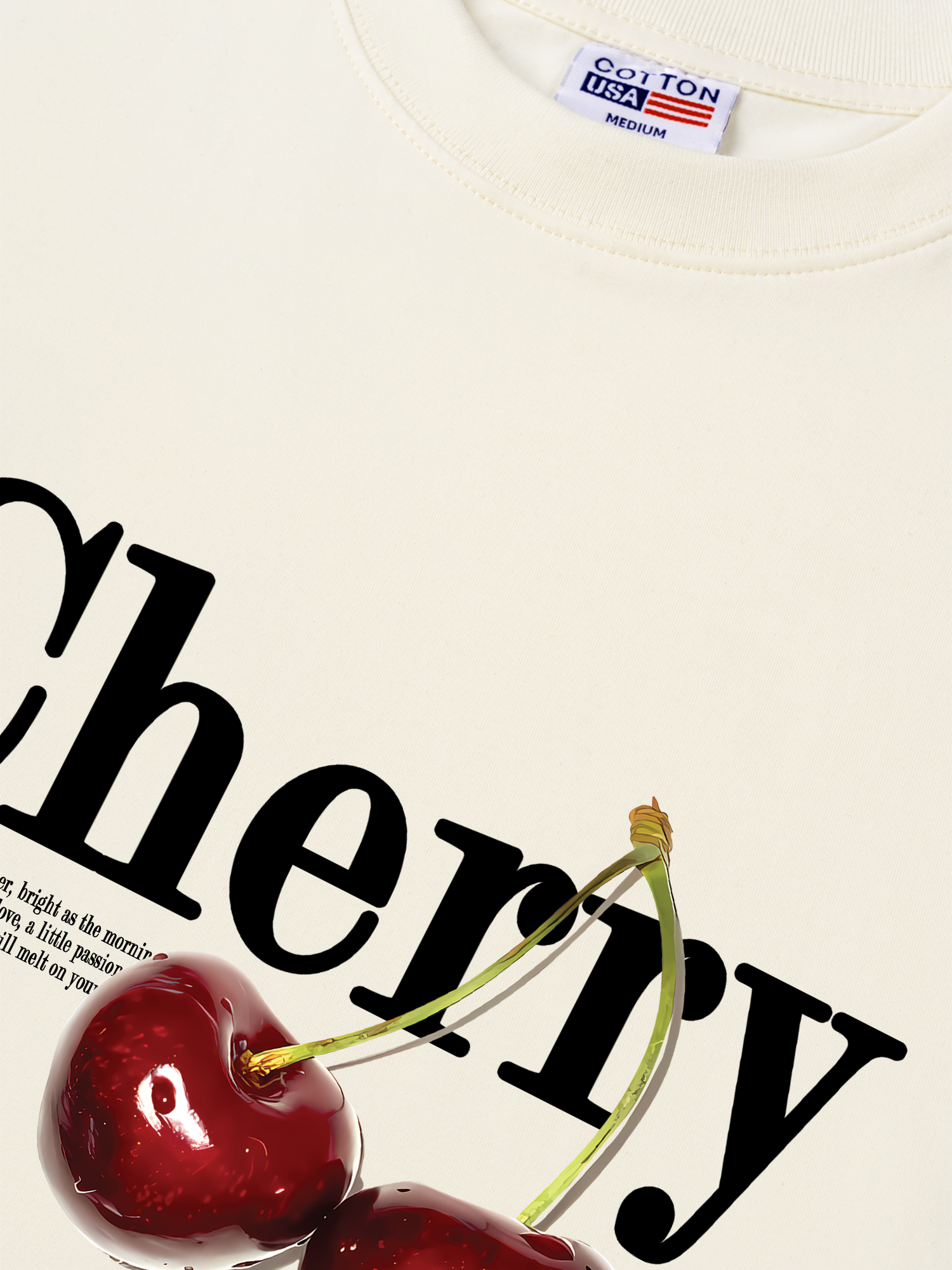 Áo Thun Relaxed Fit Cherry Fresh