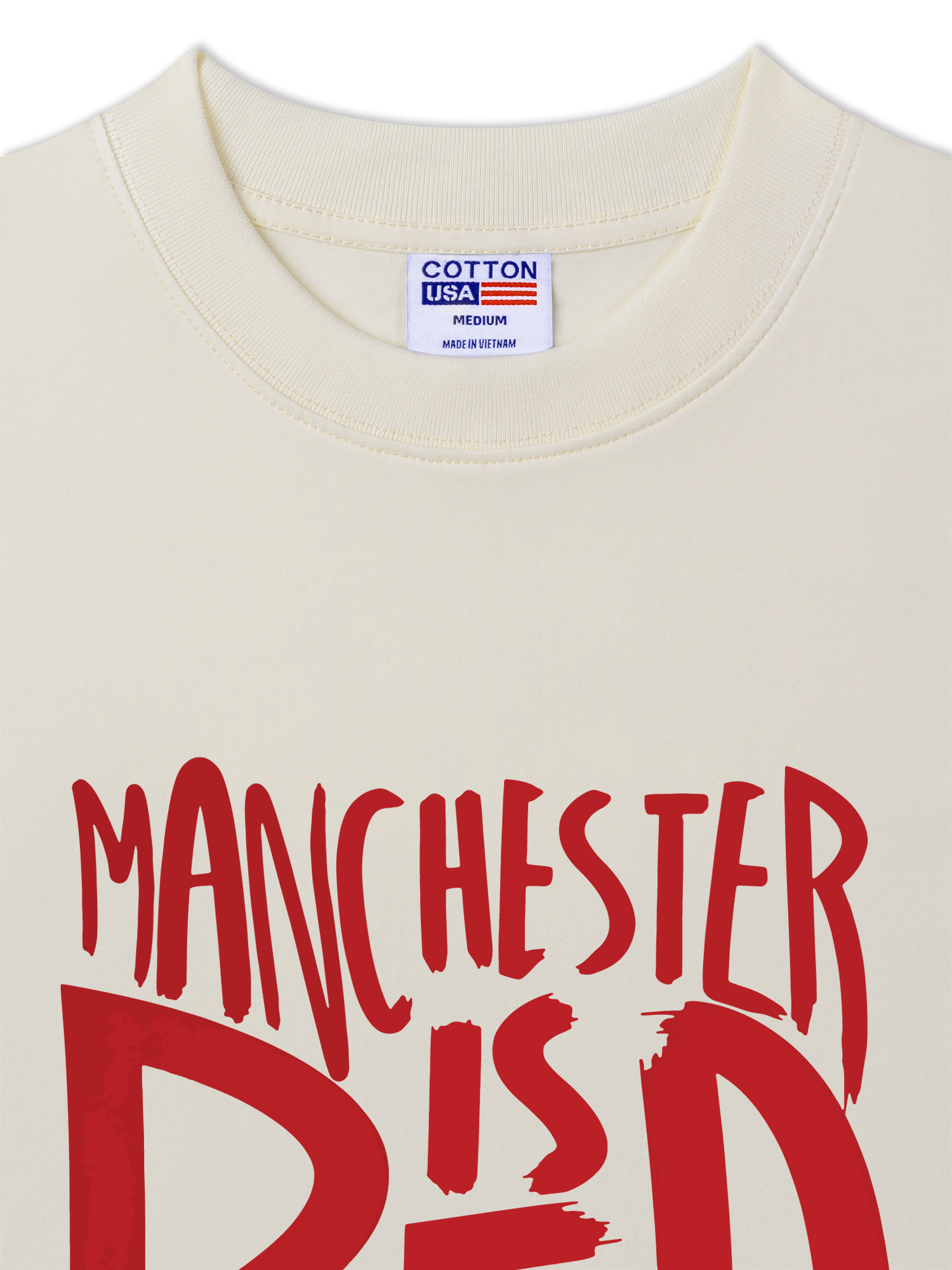 Áo Thun Relaxed Fit Soccer Manchester is Red