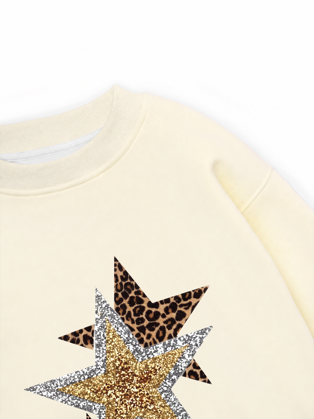 Áo Sweater Nỉ Hai Da Urban Leopard Metallic Savage Stars