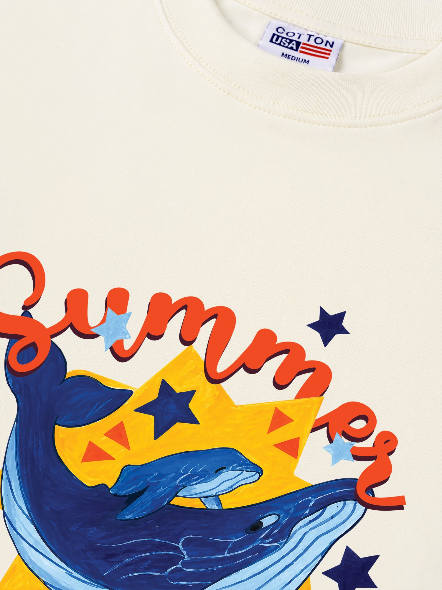 Áo Thun Relaxed Fit Tshirt Tropical Summer Vibes