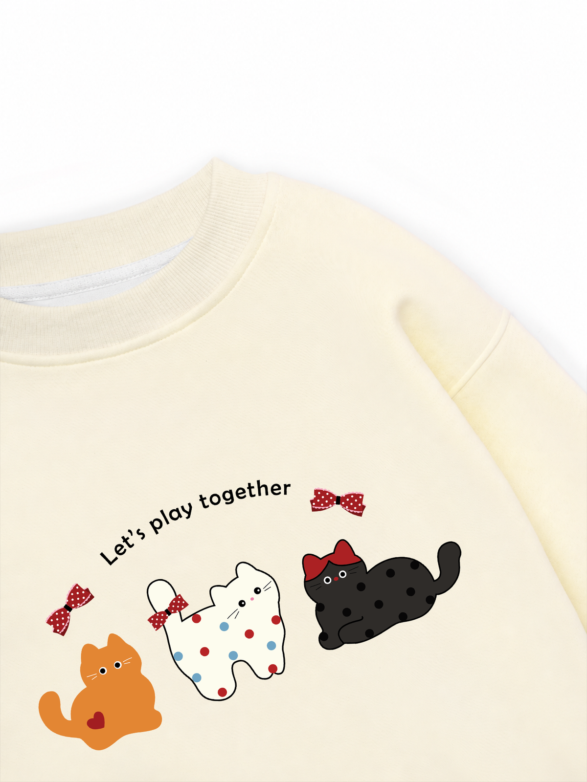 Áo Sweater Nỉ Hai Da Dotty Mood Play Together