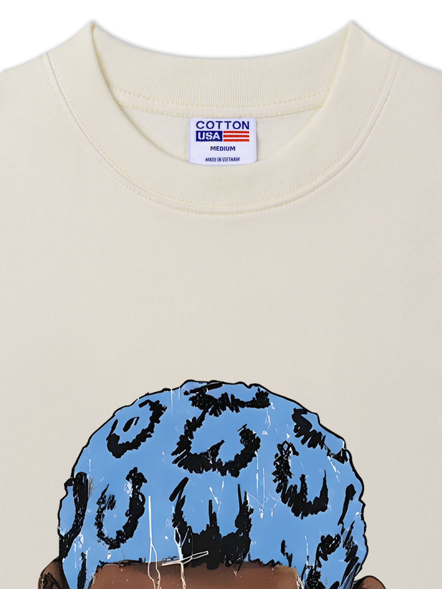 Áo Thun Relaxed Fit Rapper  Rodman Bad As I Wanna Be