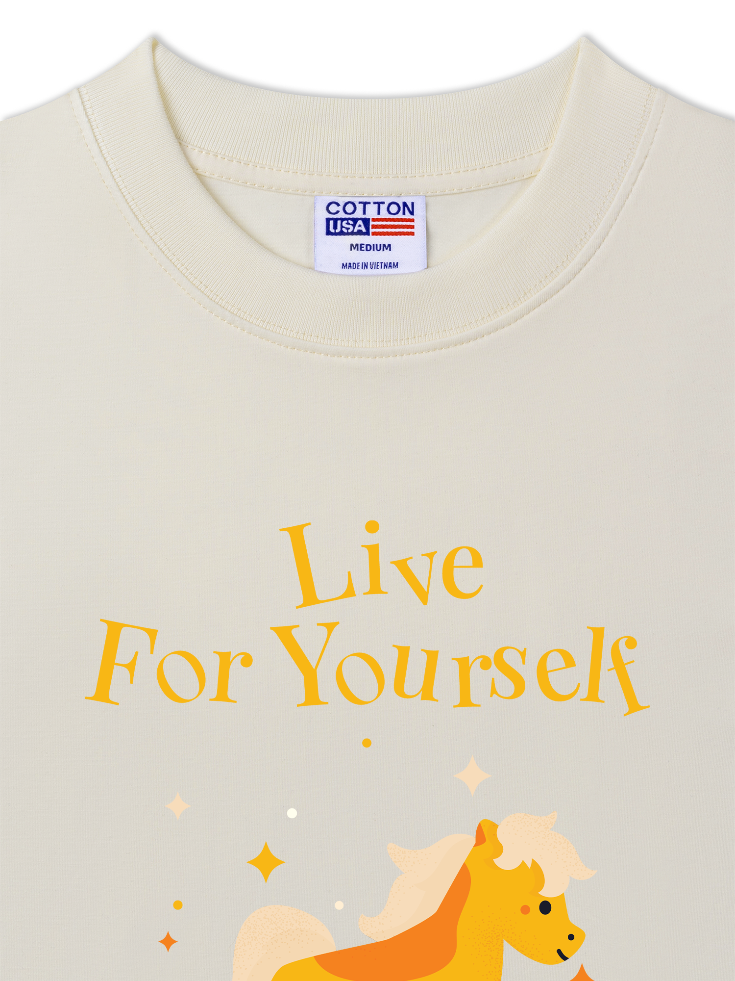 Áo Thun Relaxed Fit Live For Yourself