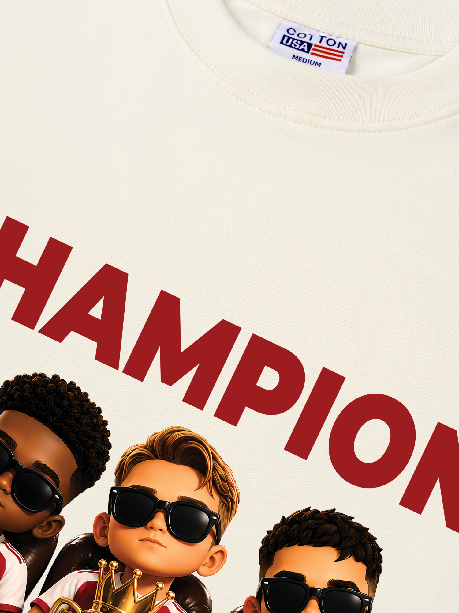 Áo Thun Relaxed Fit Soccer Champions Arsenal