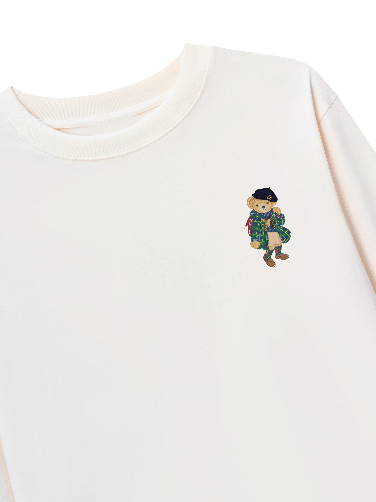 Áo Thun Dài Tay Ivy League Bear