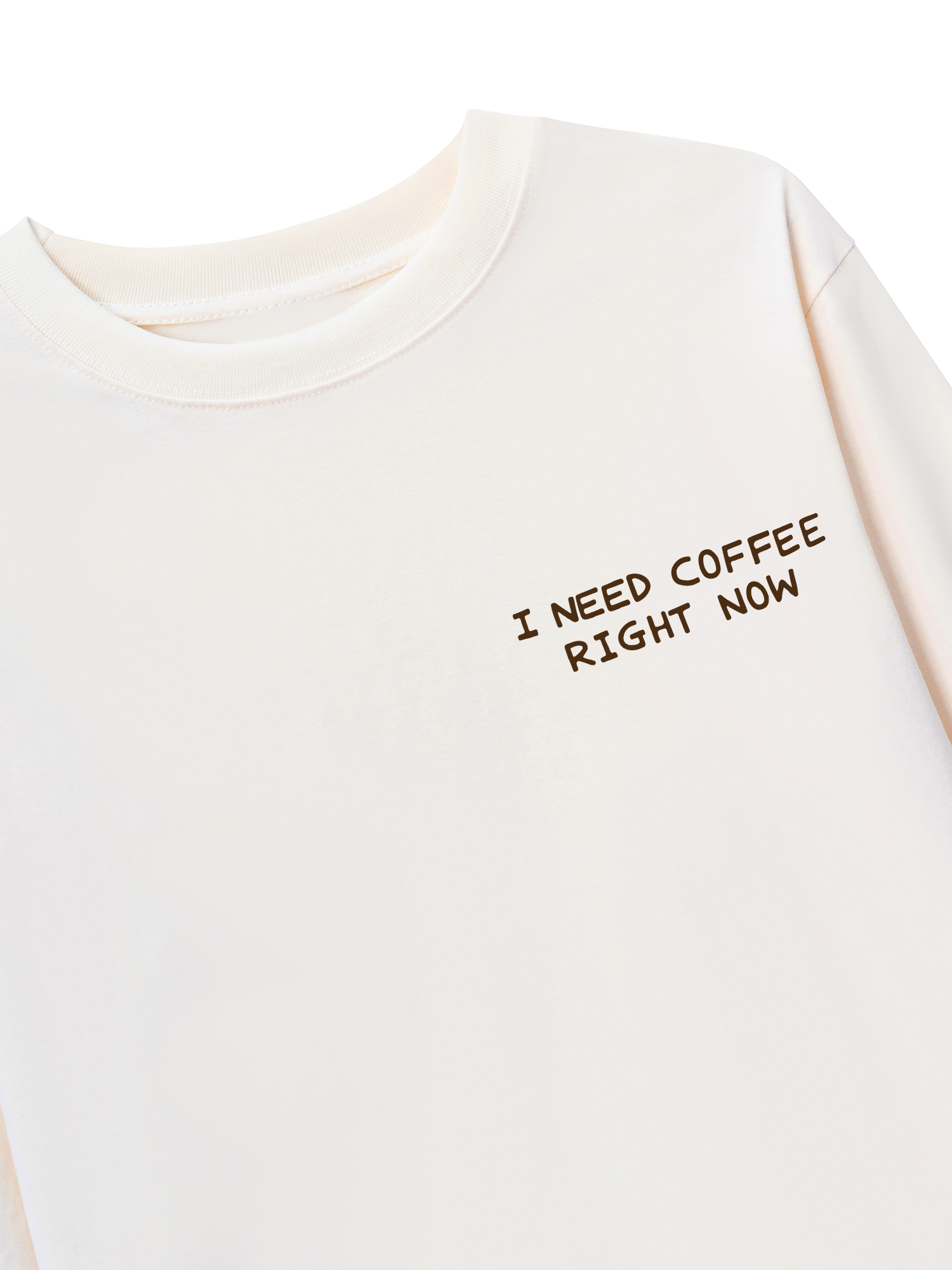 Áo Thun Dài Tay I Need Coffee Right Now