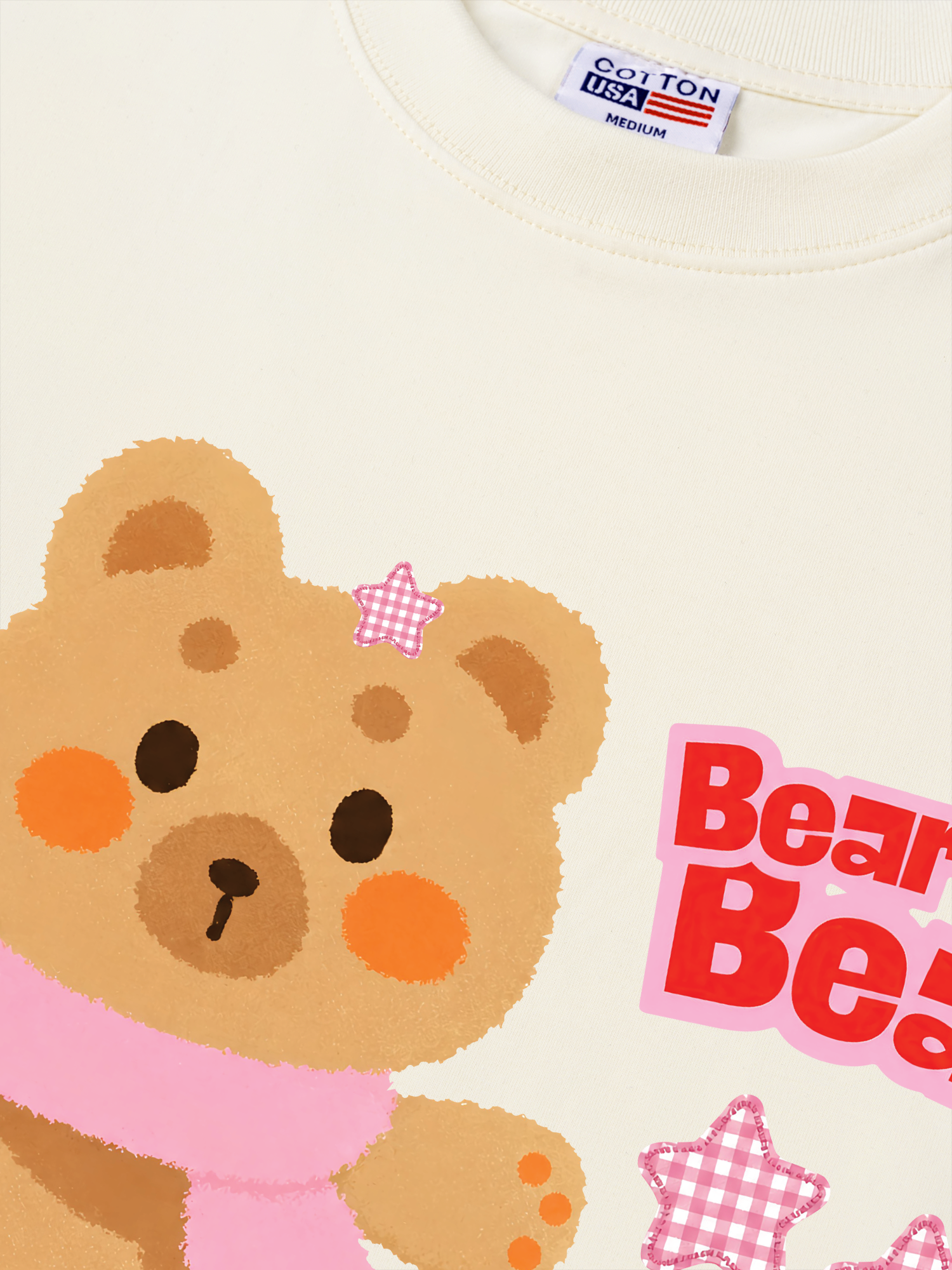 Áo Thun Relaxed Fit Bear Town Honey Bear